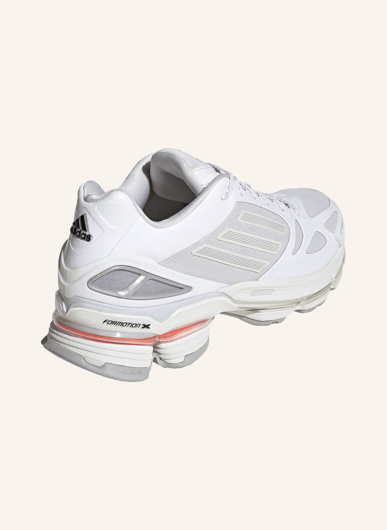 adidas Originals ADIZERO F50 sneaker: WHITE / BEIGE / GRAY