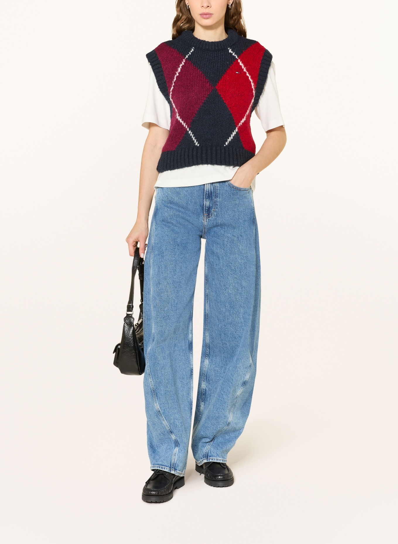 TOMMY JEANS Džíny Barrel ELLA: 1A5 Denim Medium