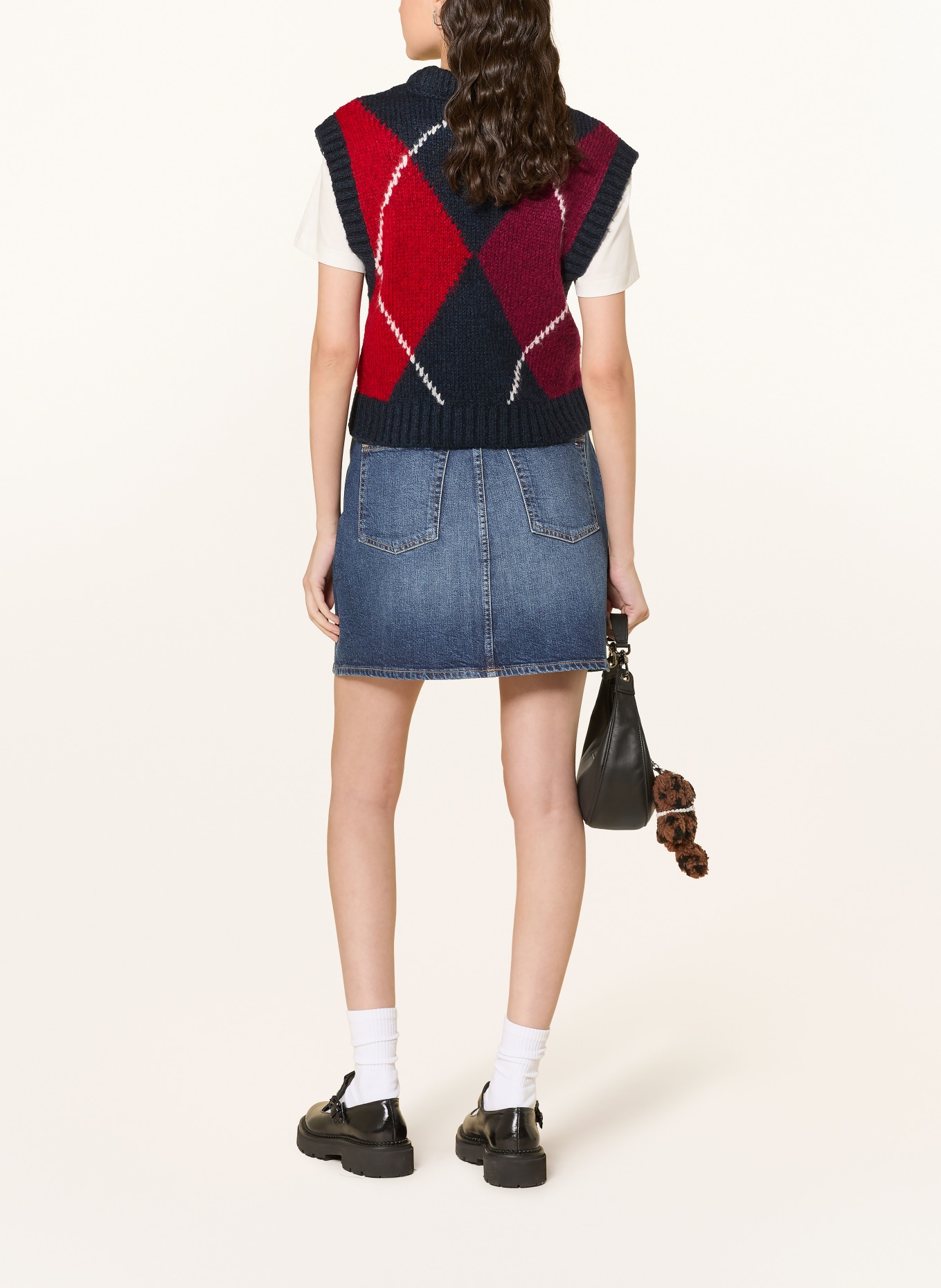 TOMMY JEANS denim skirt: BLUE