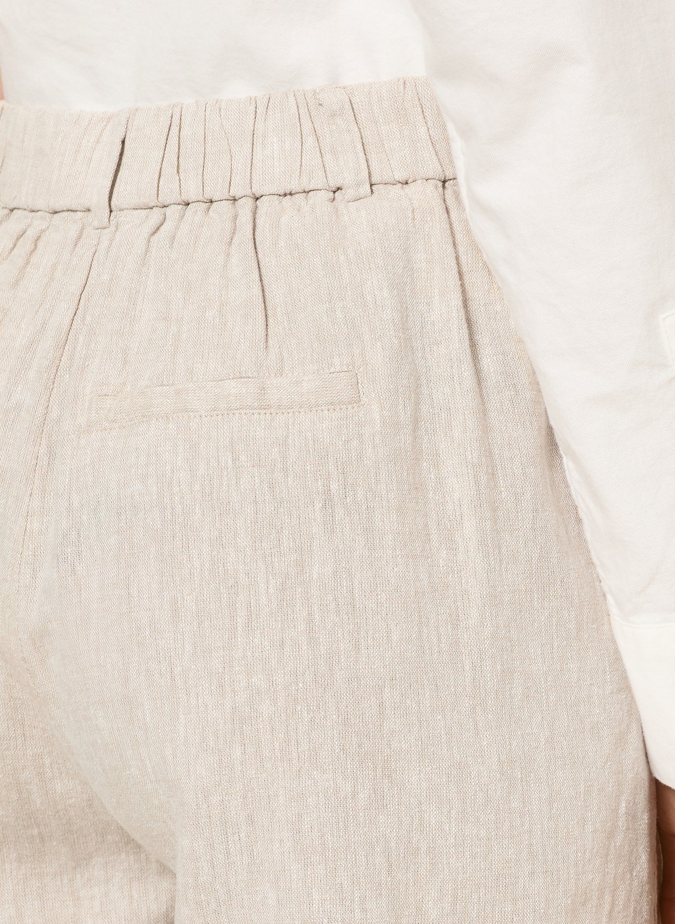 MSCH COPENHAGEN Shorts MSCHVIANA GINIA mit Leinen: HELLBRAUN