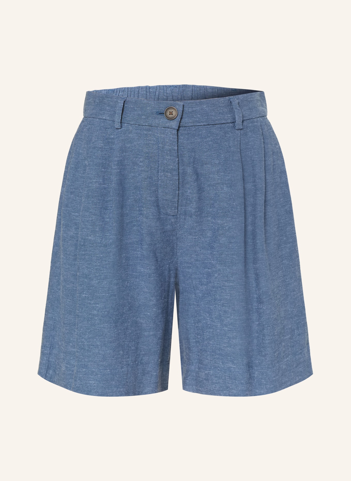 MSCH COPENHAGEN Shorts MSCHVIANA GINIA mit Leinen: BLAU