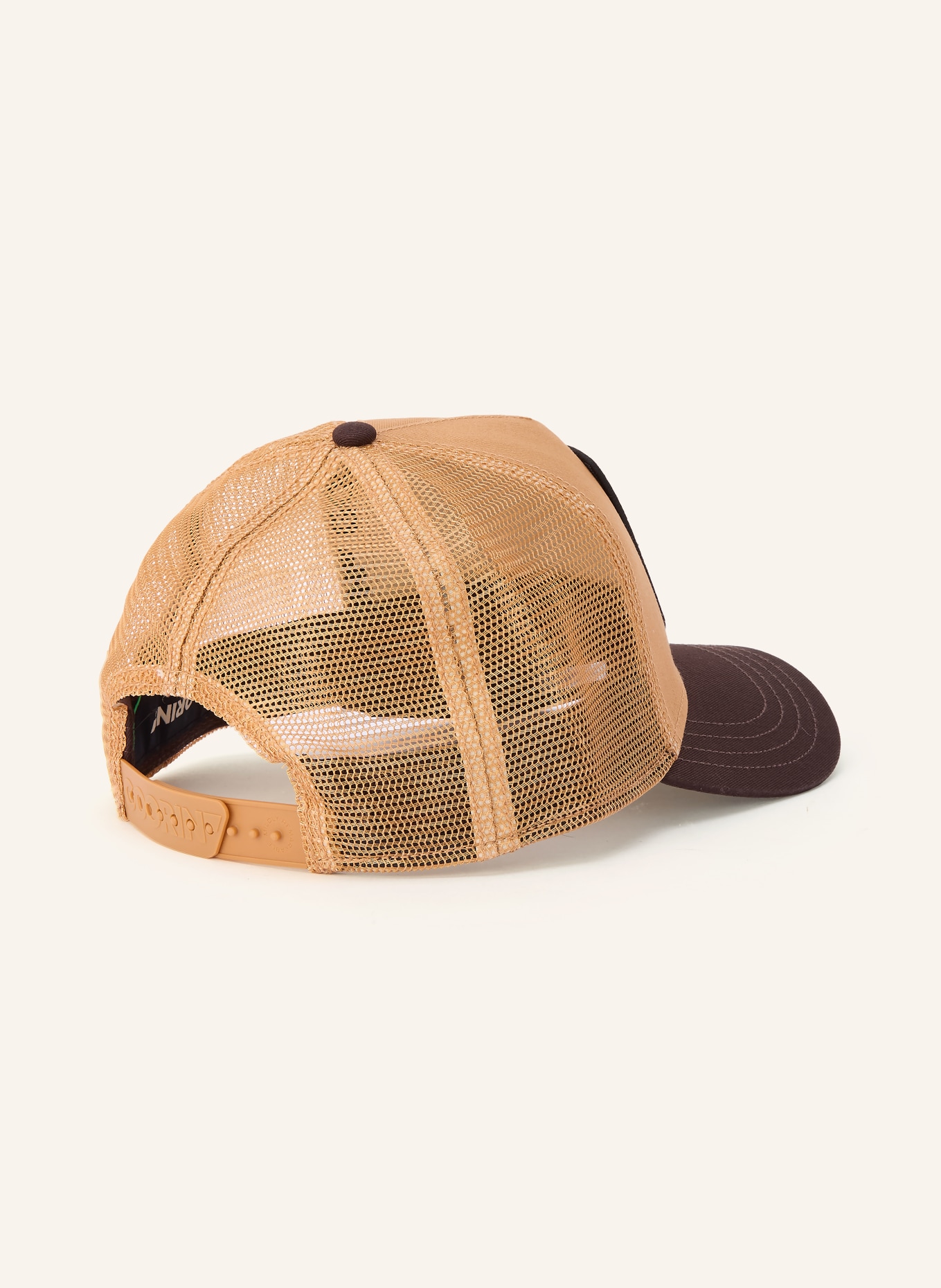 GOORIN BROS. Cap KING TRUCKER: COGNAC / DARK BROWN / WHITE