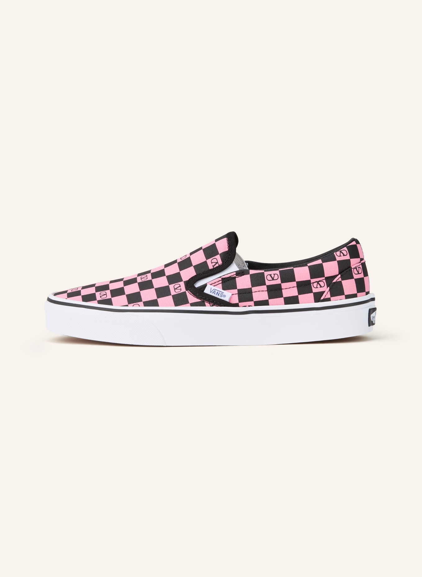 VALENTINO GARAVANI Slip-on-Sneaker: ROSA / SCHWARZ