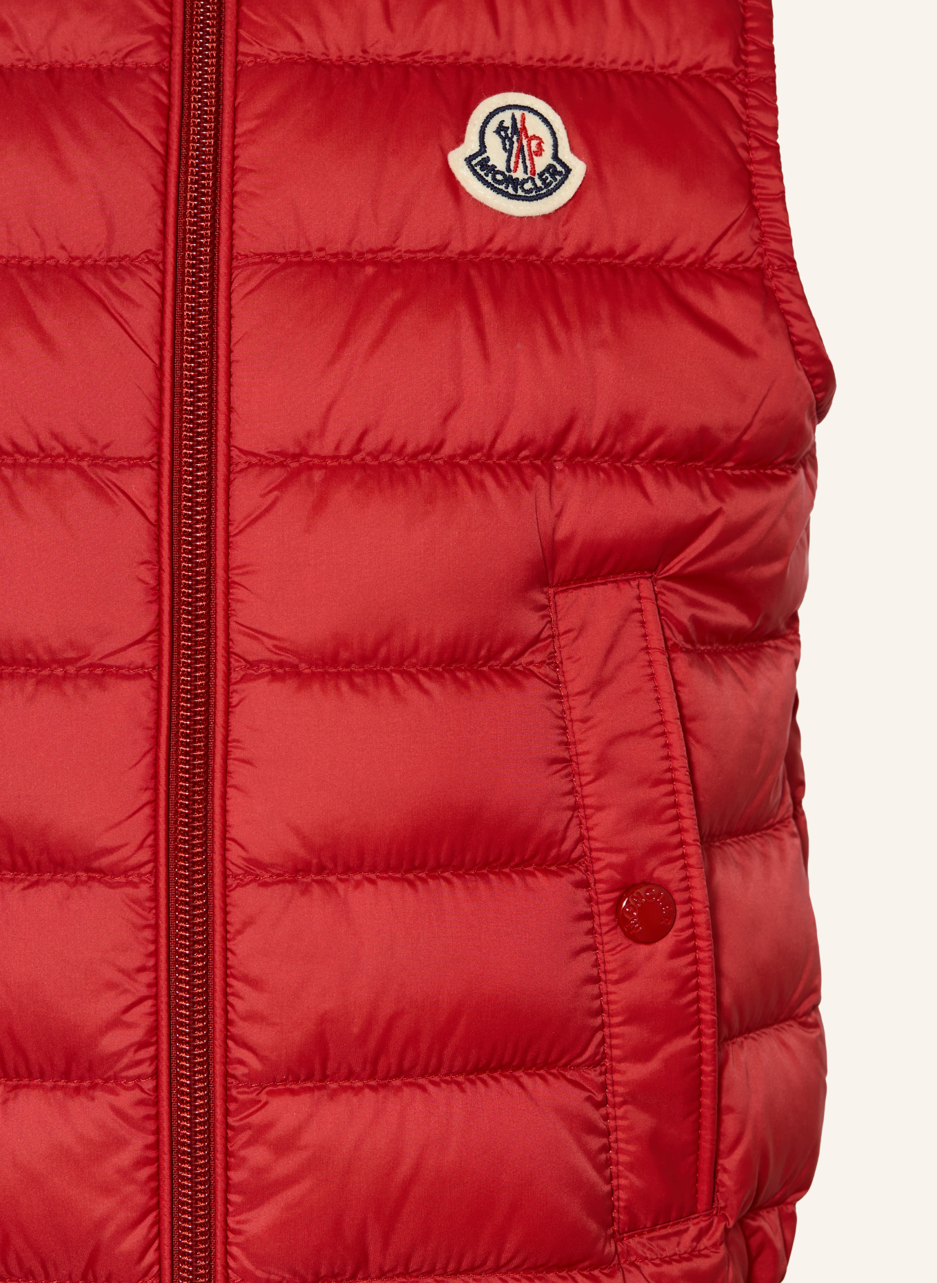 MONCLER enfant Kamizelka puchowa UZAY: CZERWONY