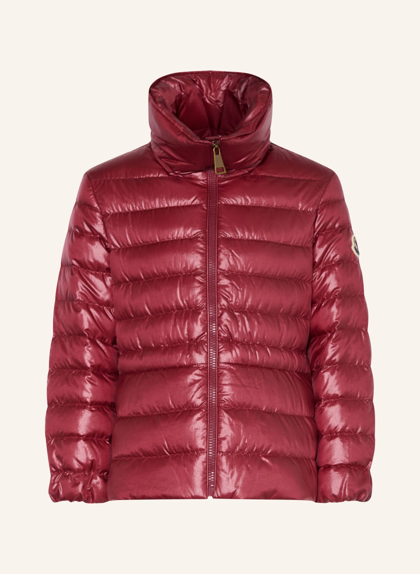 MONCLER enfant Daunenjacke FEM: DUNKELROT