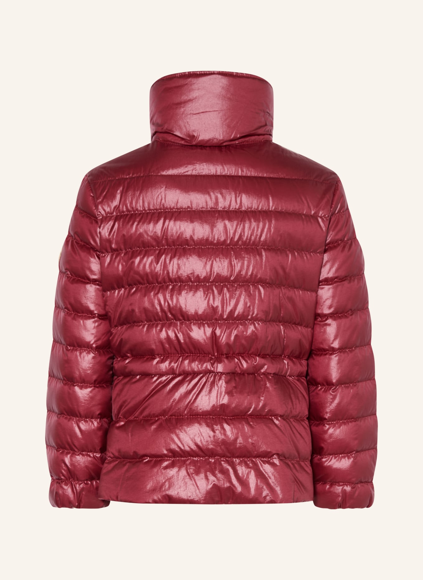 MONCLER enfant Daunenjacke FEM: DUNKELROT