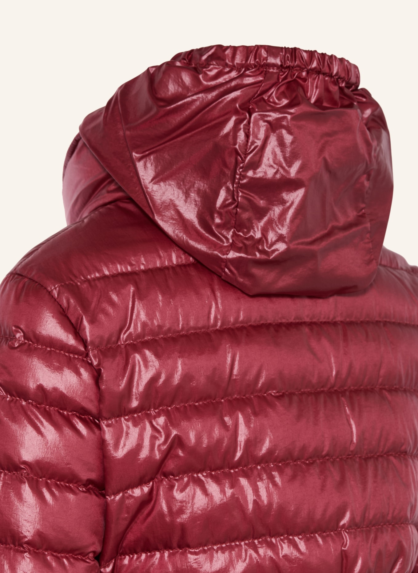 MONCLER enfant Daunenjacke FEM: DUNKELROT
