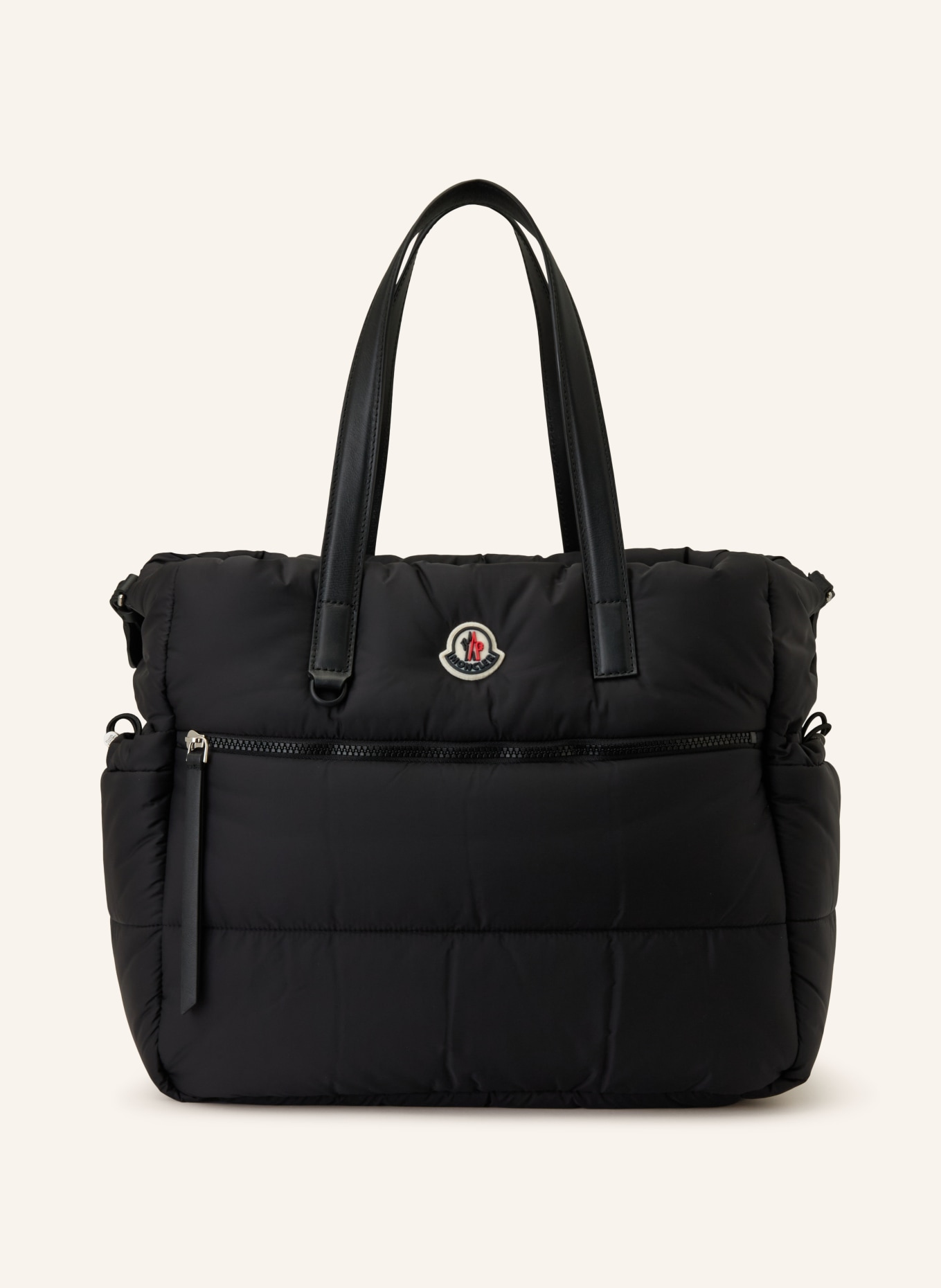 MONCLER enfant Torba na pieluchy MOMMY TOTE: CZARNY