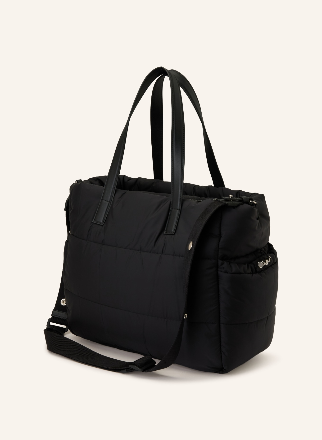 MONCLER enfant Torba na pieluchy MOMMY TOTE: CZARNY