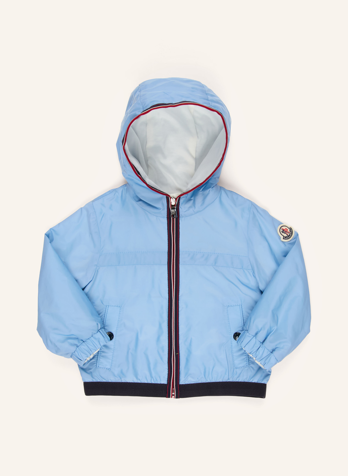 MONCLER enfant Kurtka ANTON: JASNONIEBIESKI