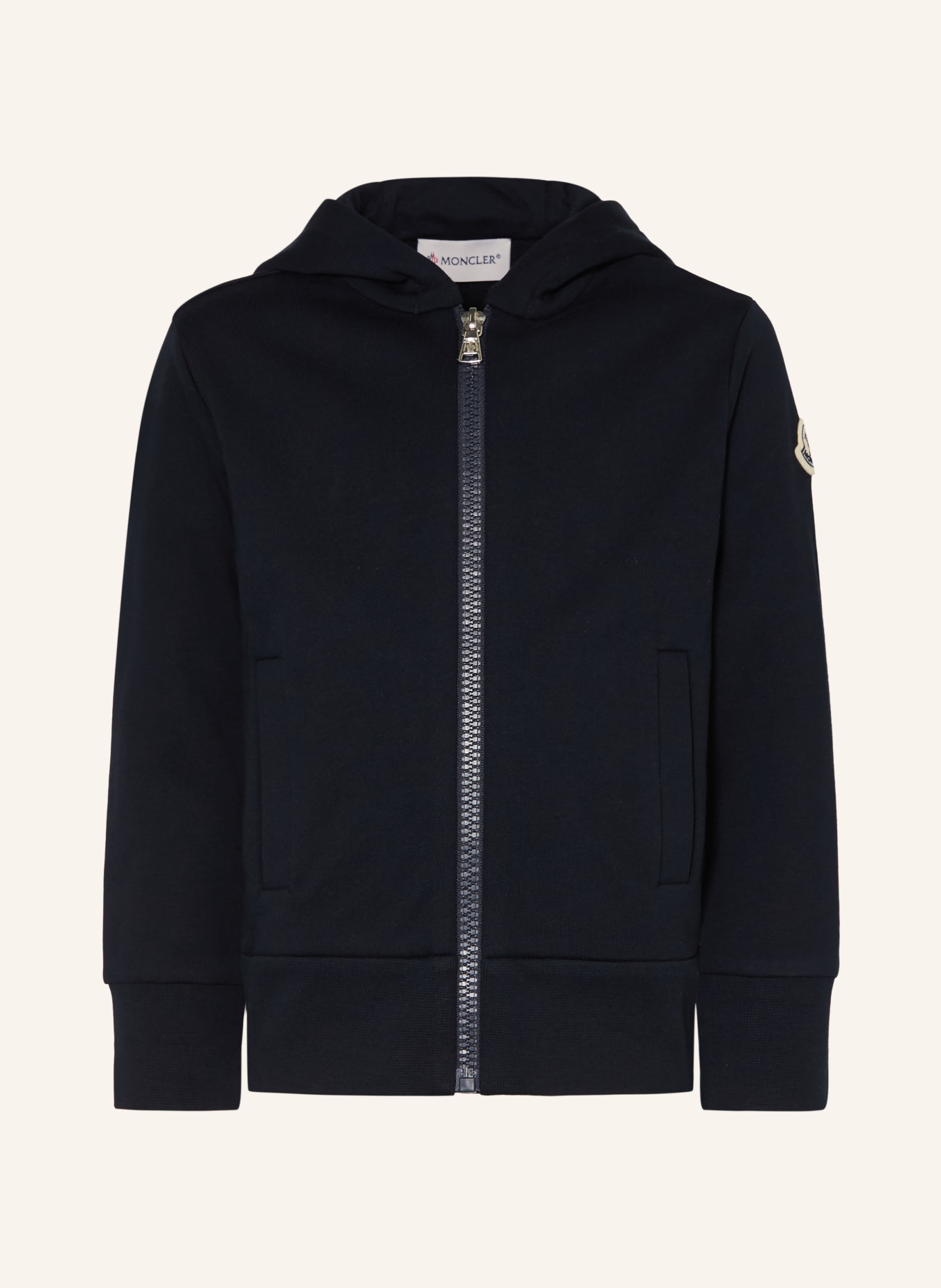 MONCLER enfant Sweatjacke: DUNKELBLAU