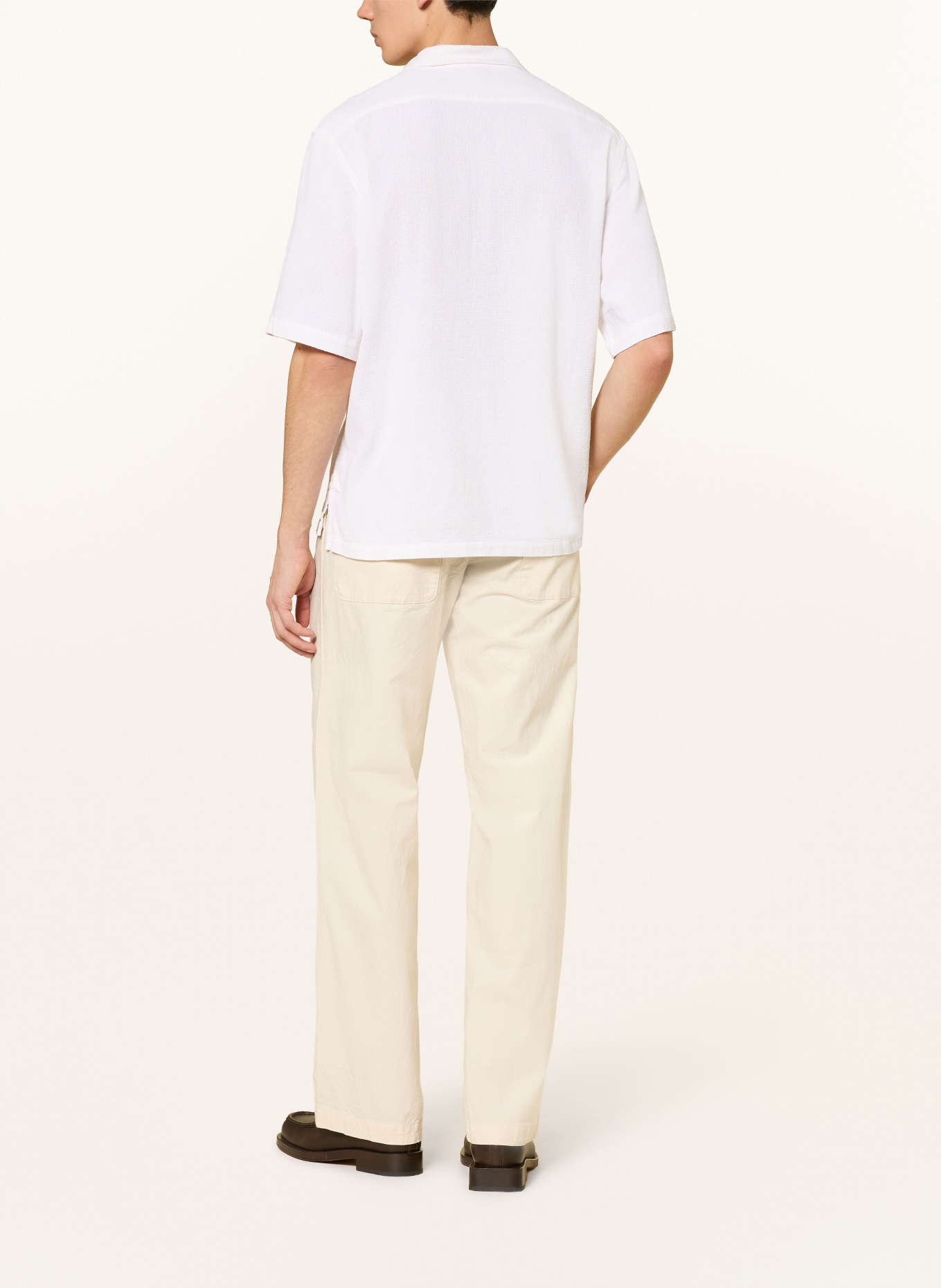 BARENA VENEZIA Koszulka polo z pikowanym wzorem MOLA: ECRU