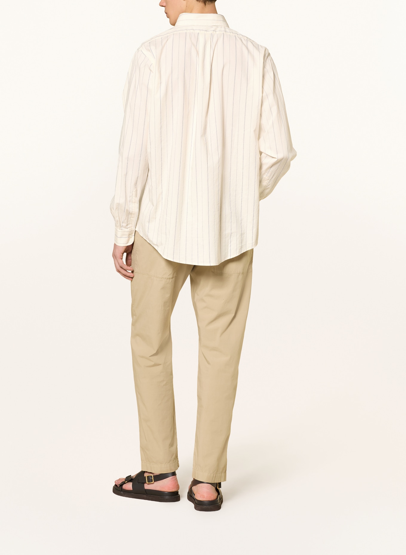 BARENA VENEZIA Hemd CAMISON Comfort Fit: CREME / DUNKELBLAU