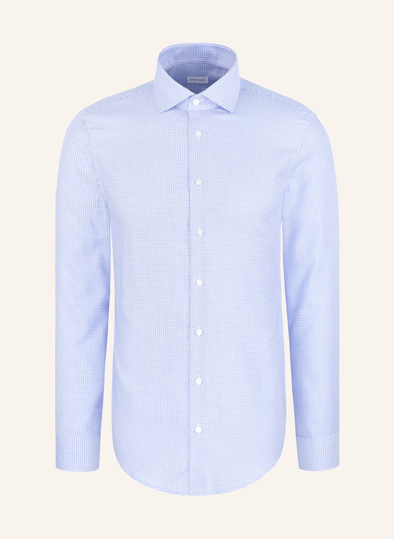 seidensticker Hemd Shaped Fit: HELLBLAU / WEISS