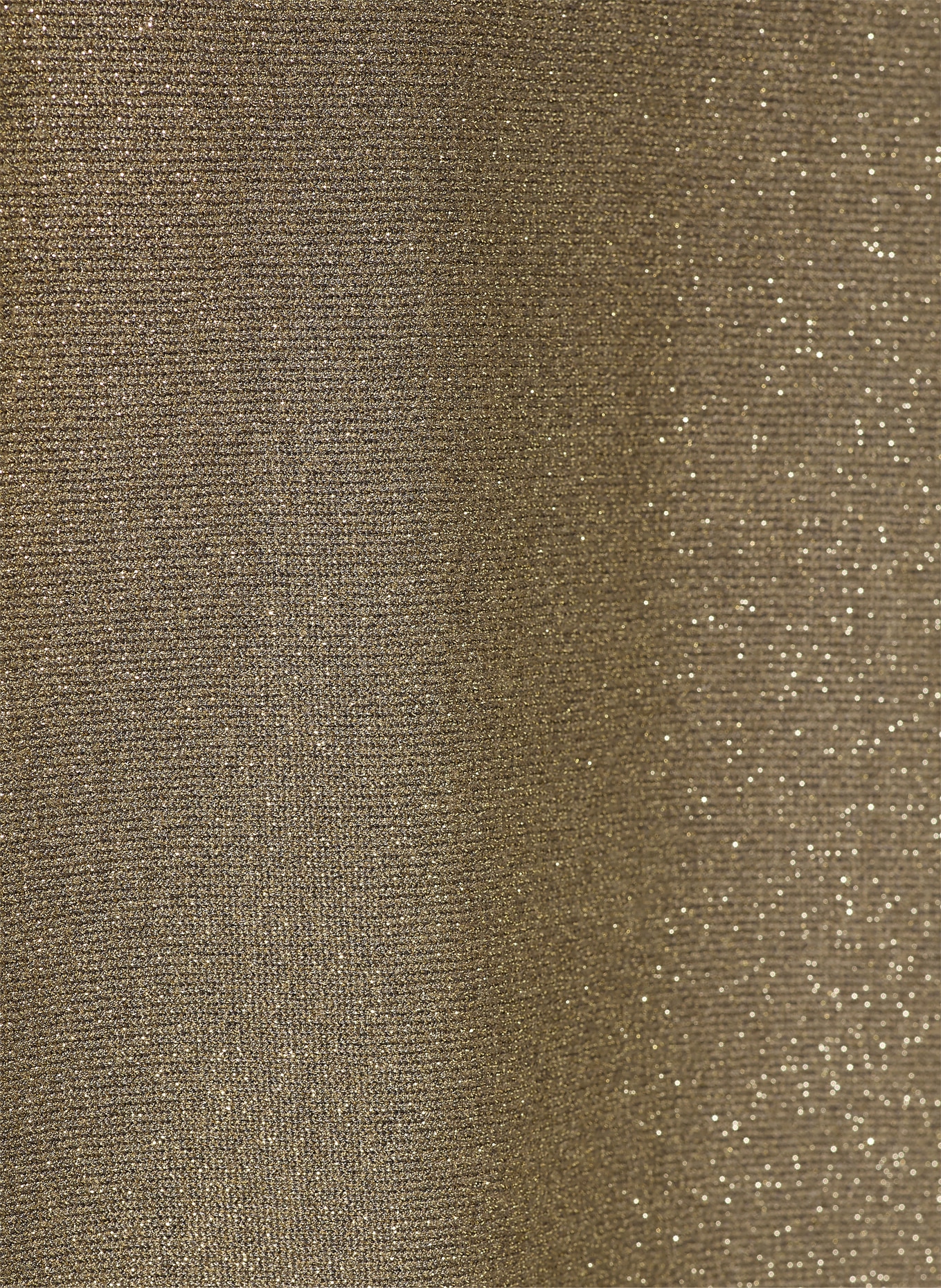 comma Sweater with 3/4 sleeves and glitter yarn: KHAKI