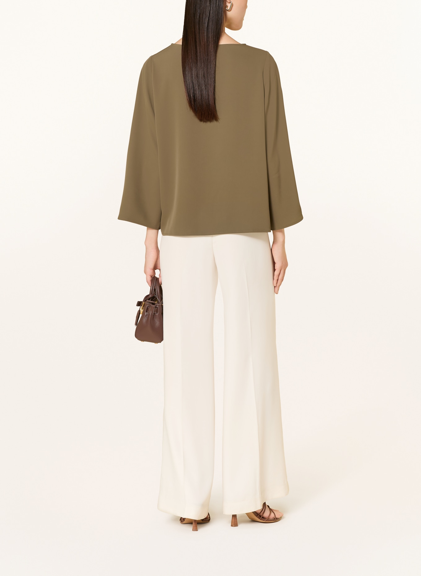 comma Chemisier à manches 3/4: VERT