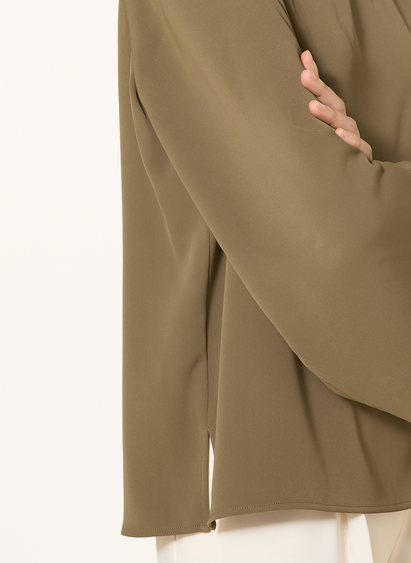 comma Chemisier à manches 3/4: VERT