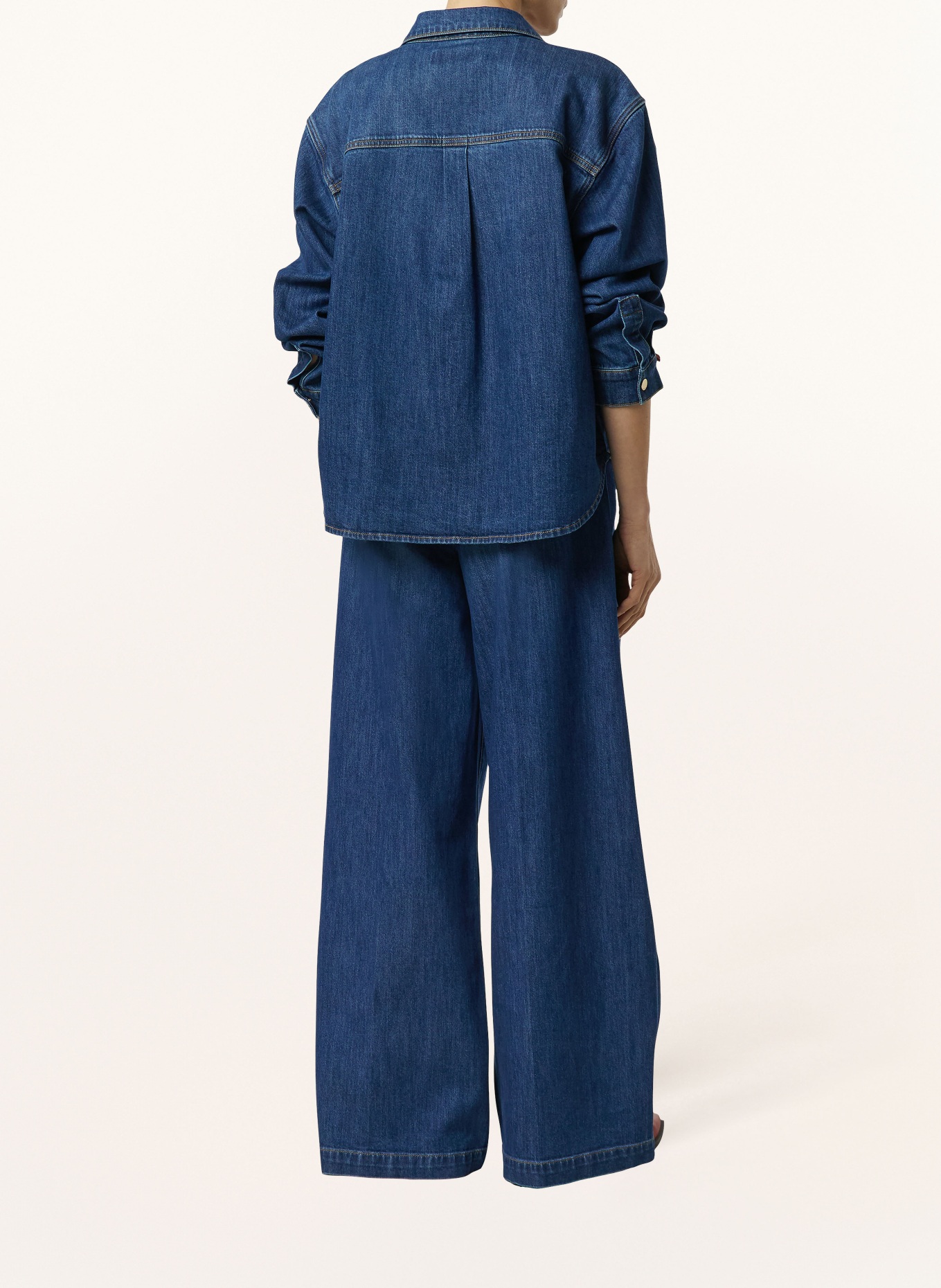 comma Jeansbluse: BLAU