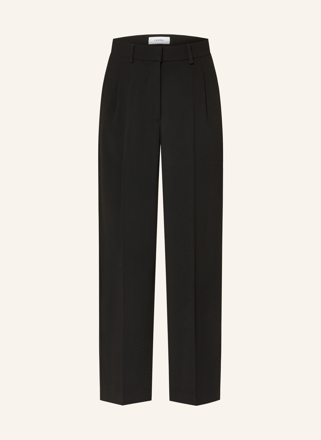 comma 7/8 pants: BLACK