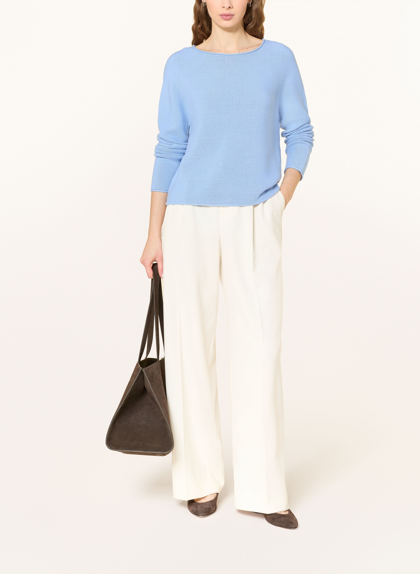 comma Pullover: HELLBLAU