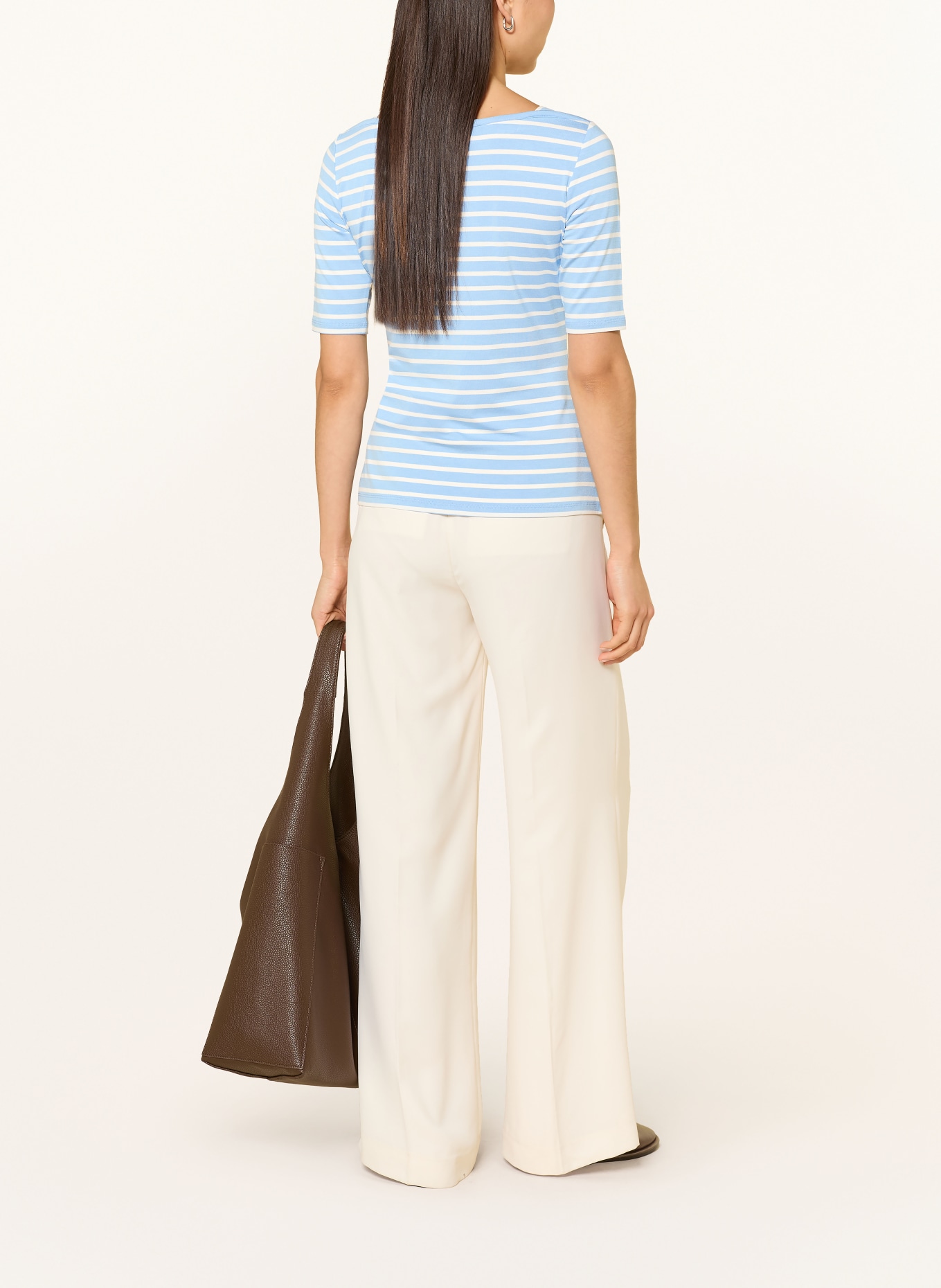 comma T-shirt: LIGHT BLUE / WHITE