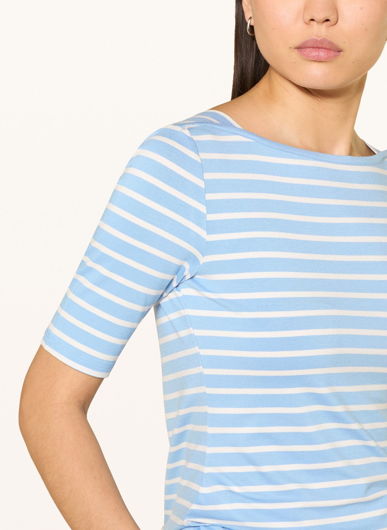 comma T-shirt: LIGHT BLUE / WHITE