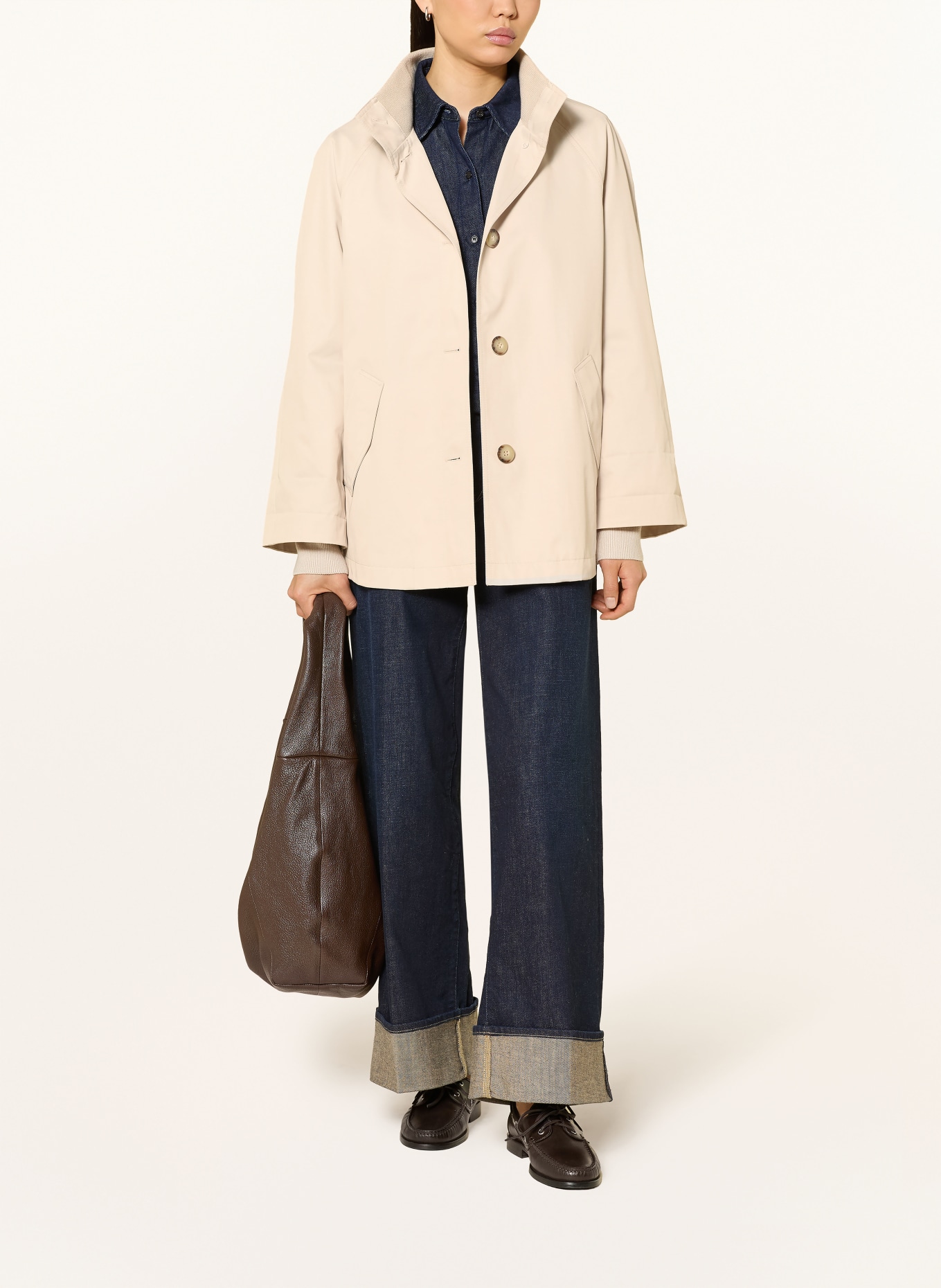 comma trenchcoat: KRÉMOVÁ