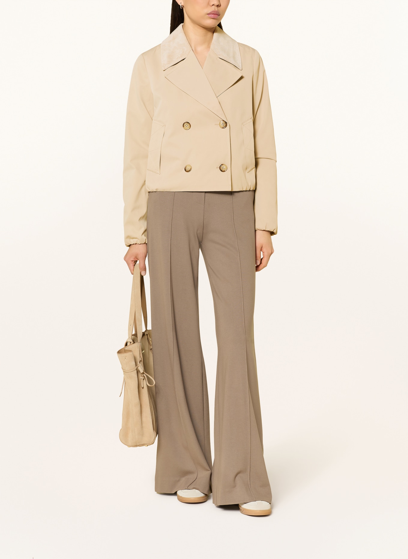 comma kabát: BÉŽOVÁ