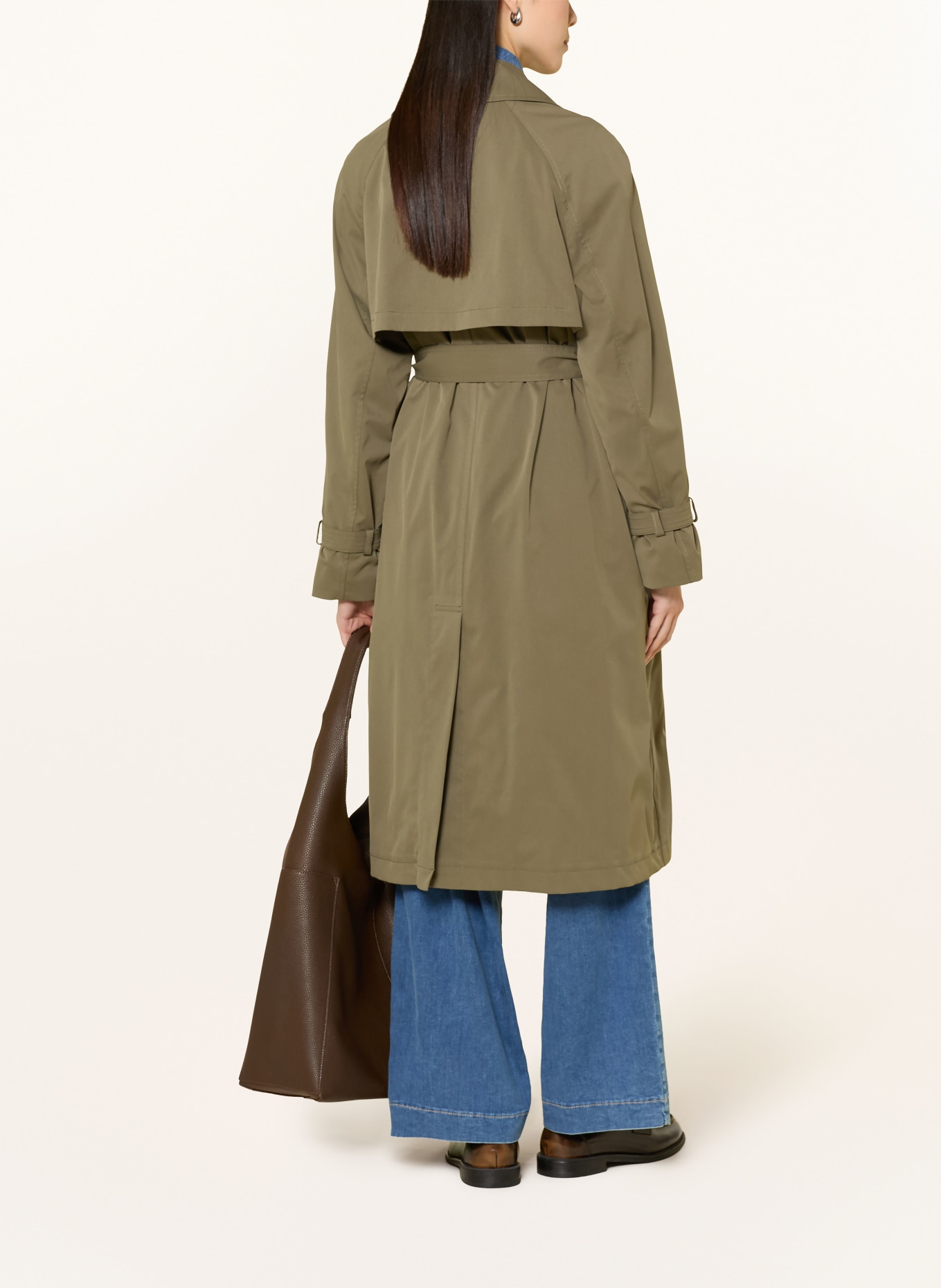 comma trenchcoat: KHAKI