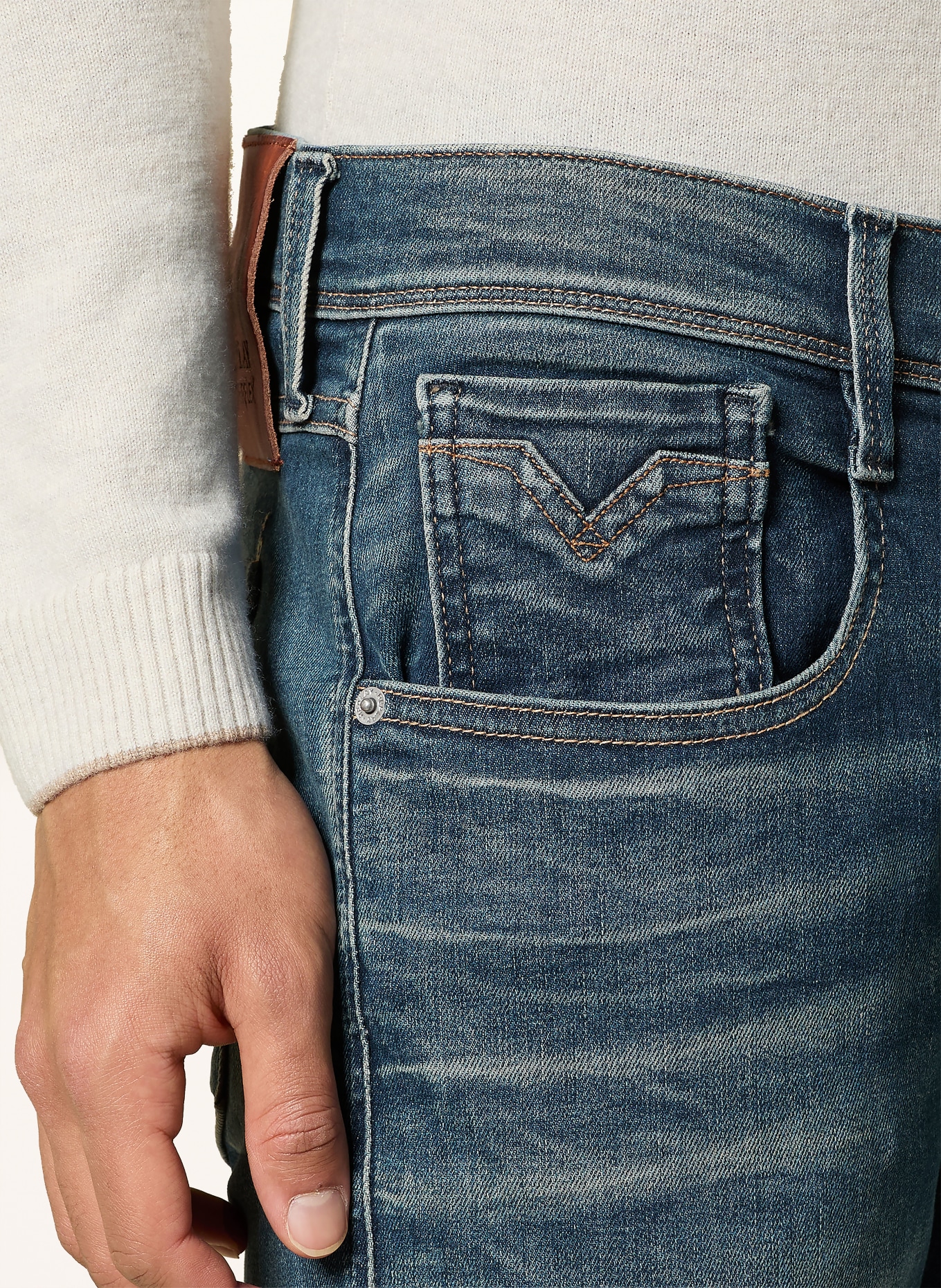 REPLAY Jeans ANBASS Slim Fit: 007 DARK BLUE