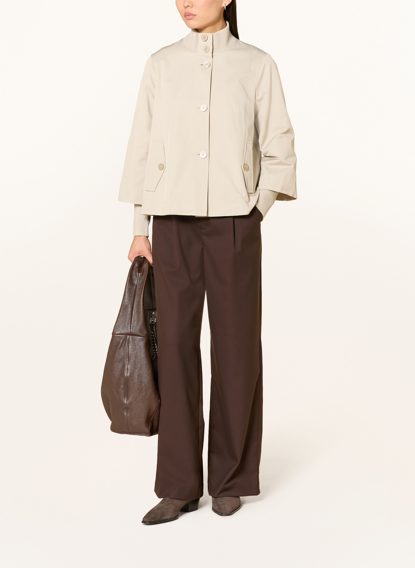 s.Oliver BLACK LABEL bunda: BÉŽOVÁ