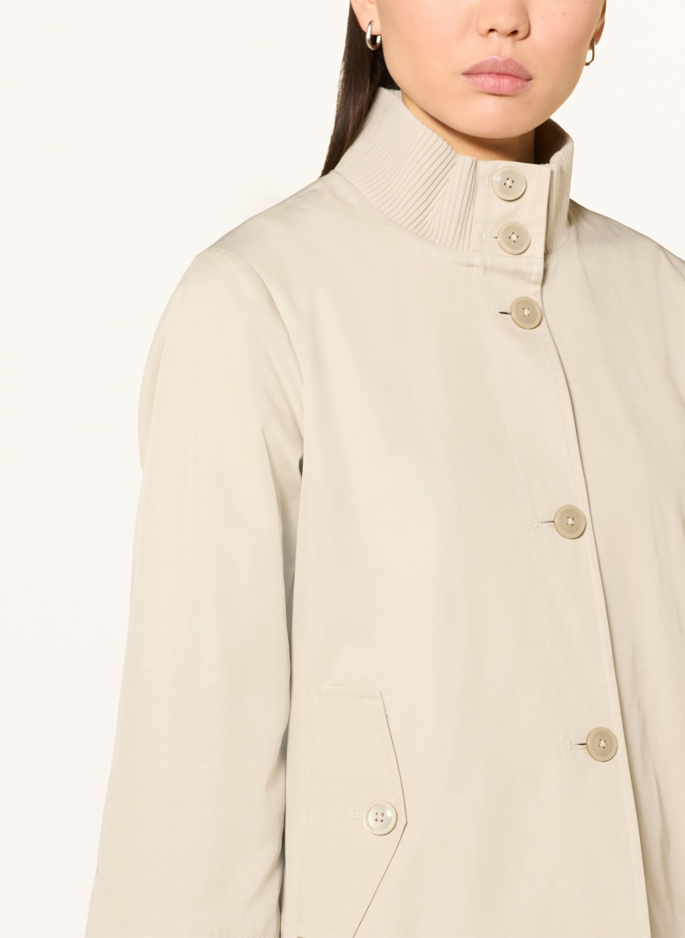 s.Oliver BLACK LABEL bunda: BÉŽOVÁ