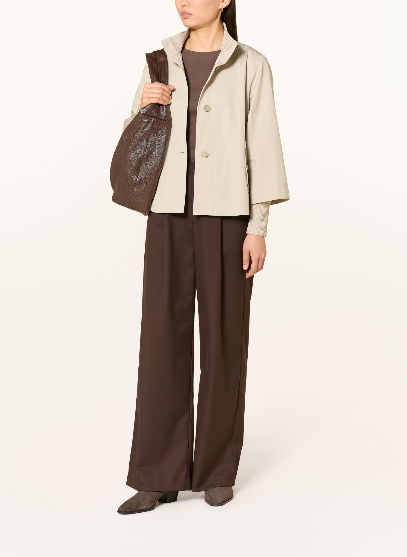 s.Oliver BLACK LABEL bunda: BÉŽOVÁ