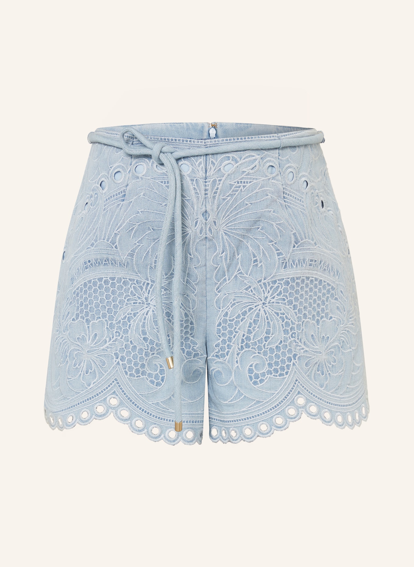 ZIMMERMANN Jeansshorts DAYLIGHT: HELLBLAU