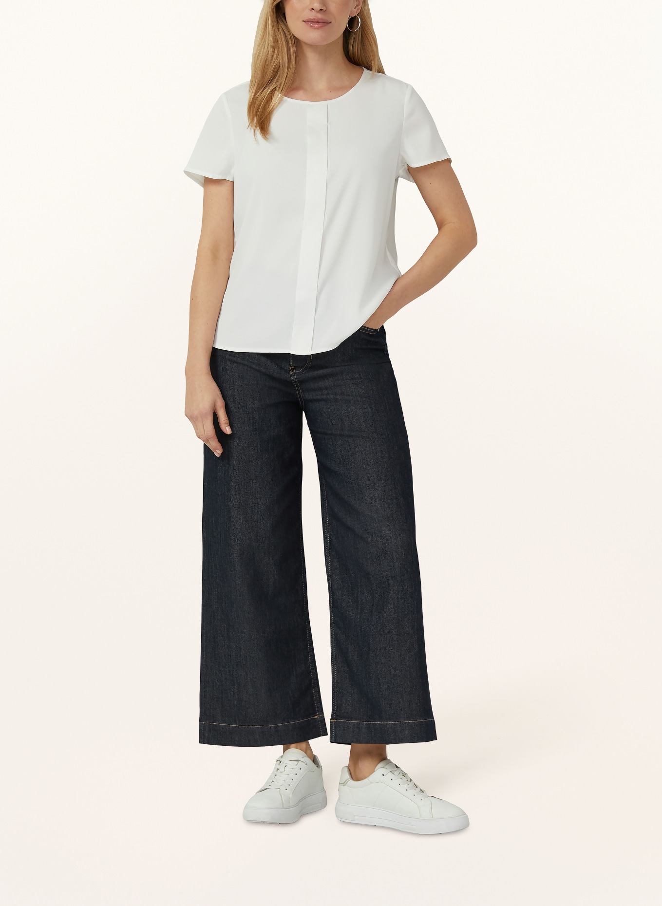 s.Oliver BLACK LABEL Blusenshirt: WEISS