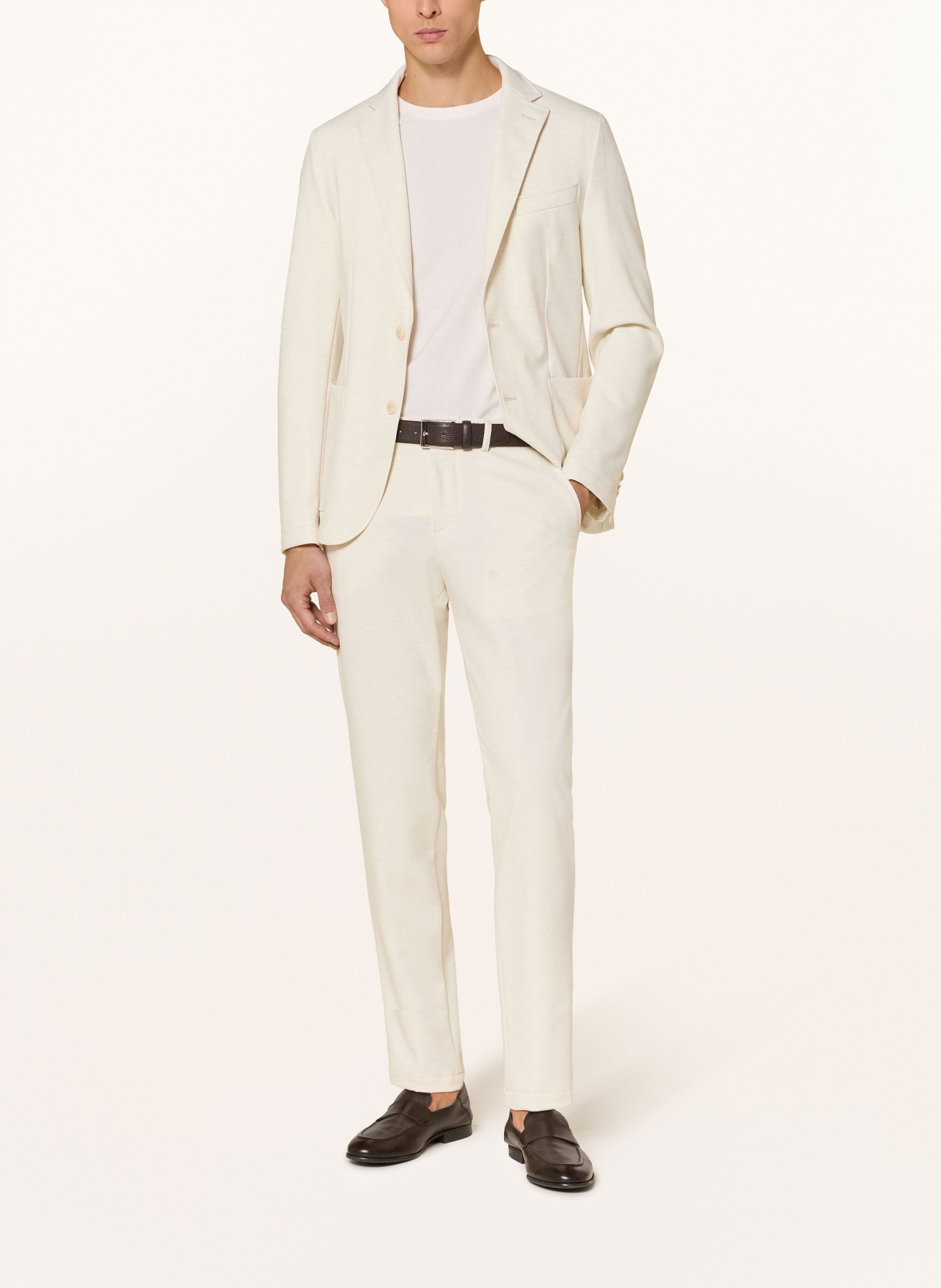 BOSS Anzughose GENIUS Slim Fit aus Jersey: 131 Open White