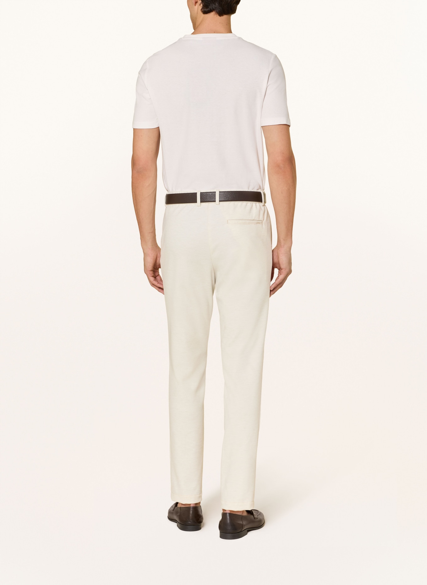 BOSS Anzughose GENIUS Slim Fit aus Jersey: 131 Open White