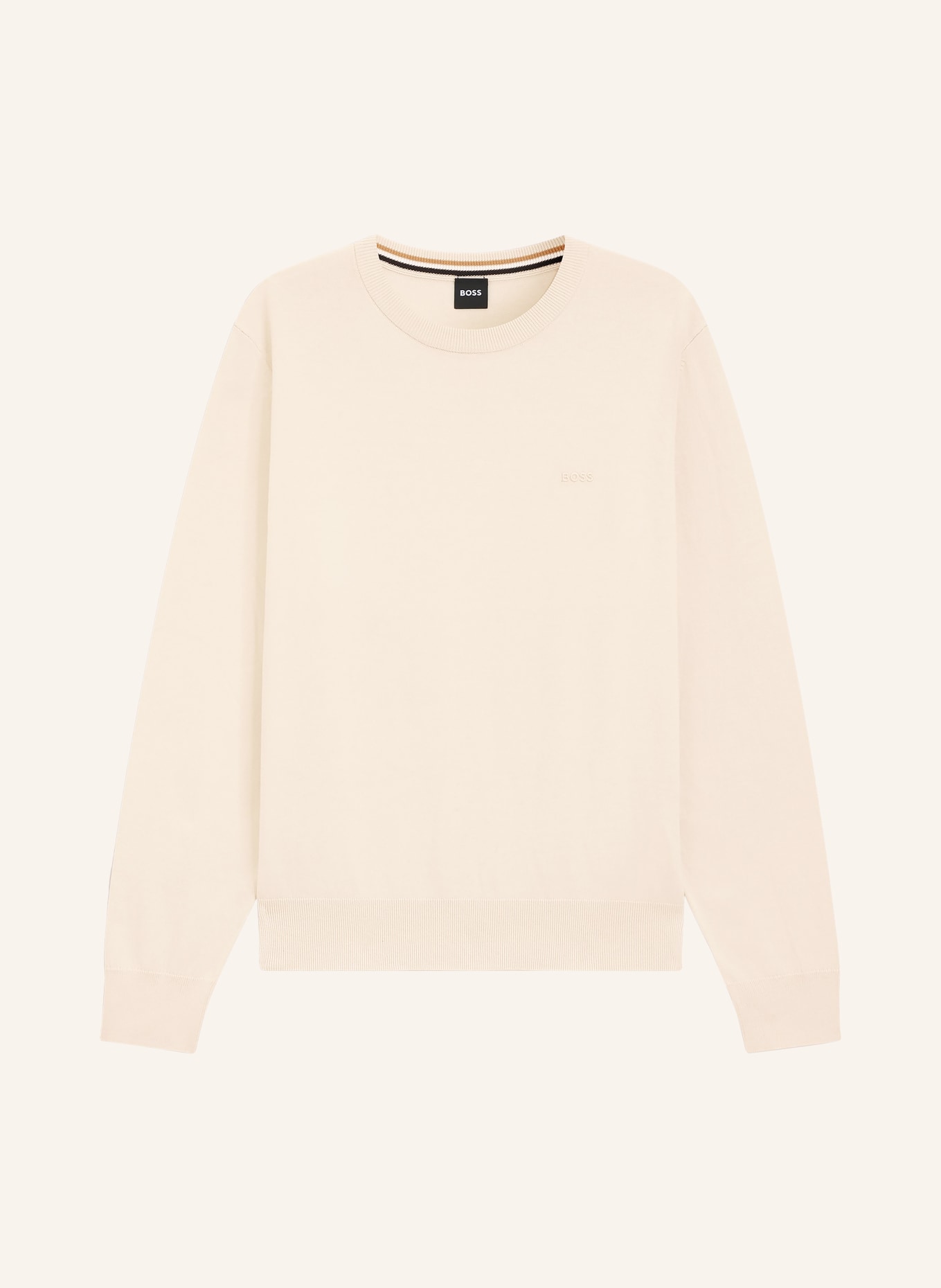 BOSS Sweter UPACAS: KREMOWY