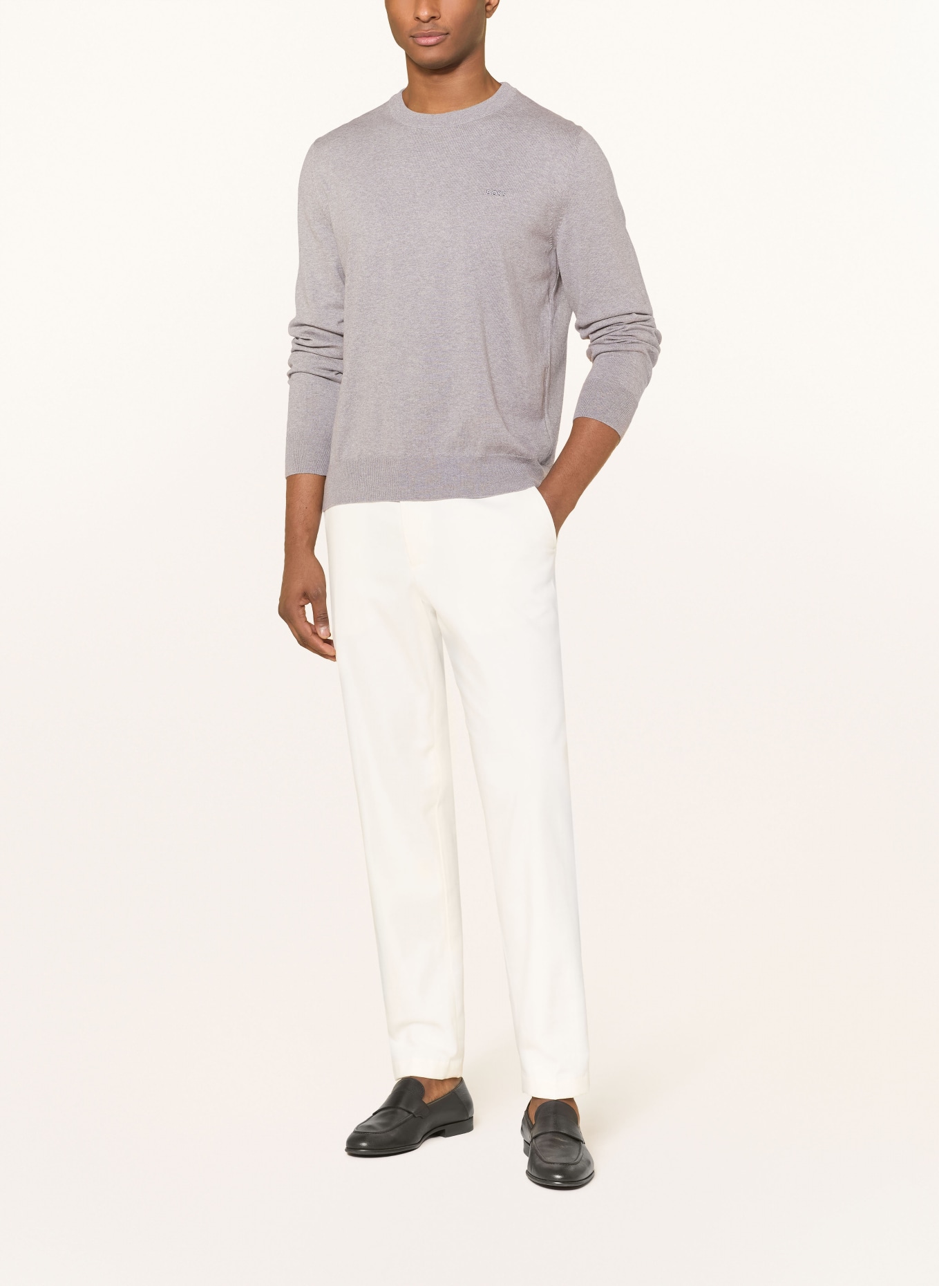 BOSS Sweter UPACAS: SZARY