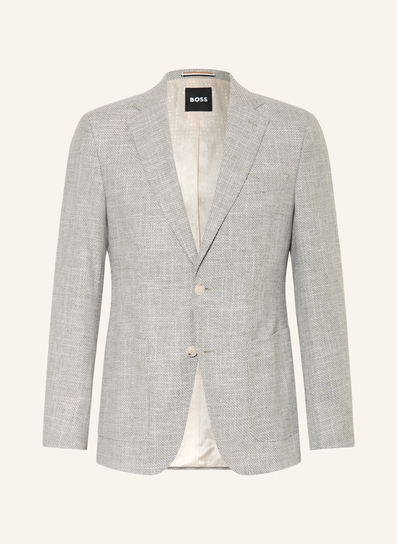 BOSS Veste HUTSON Coupe classique: KAKI / BLANC