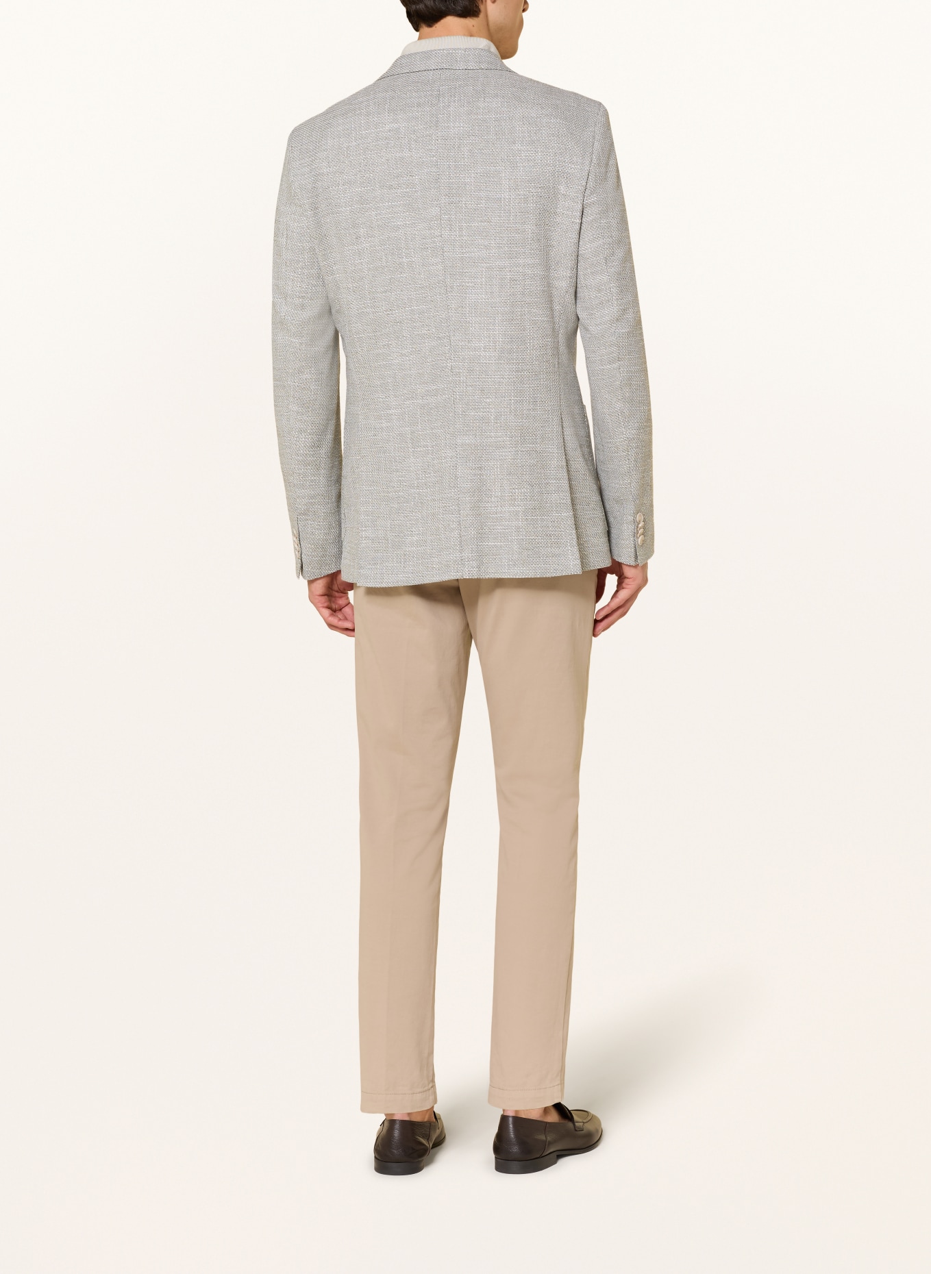 BOSS Veste HUTSON Coupe classique: KAKI / BLANC