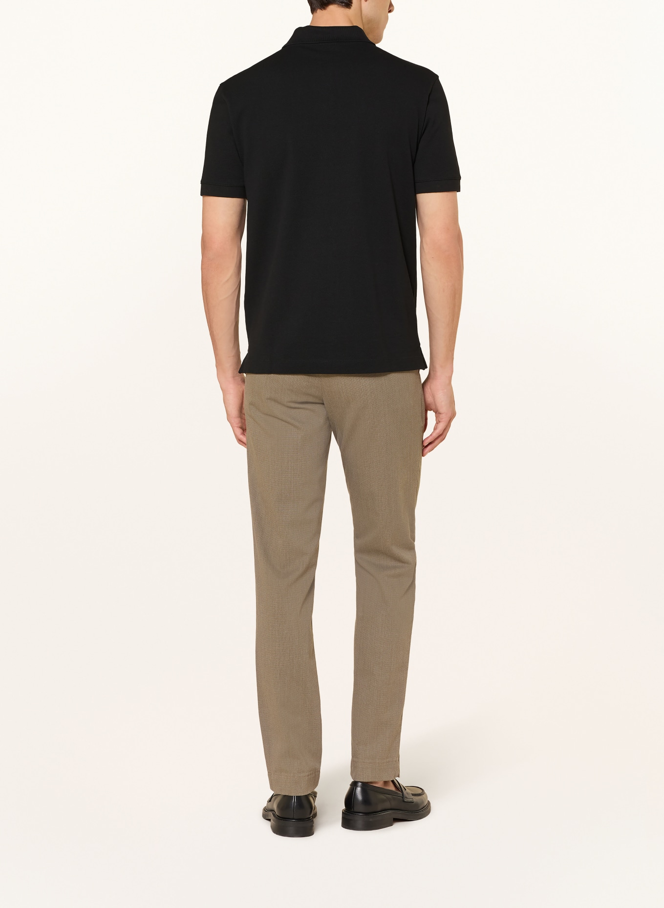 BOSS Piqué-Poloshirt PALLAS Regular Fit: SCHWARZ