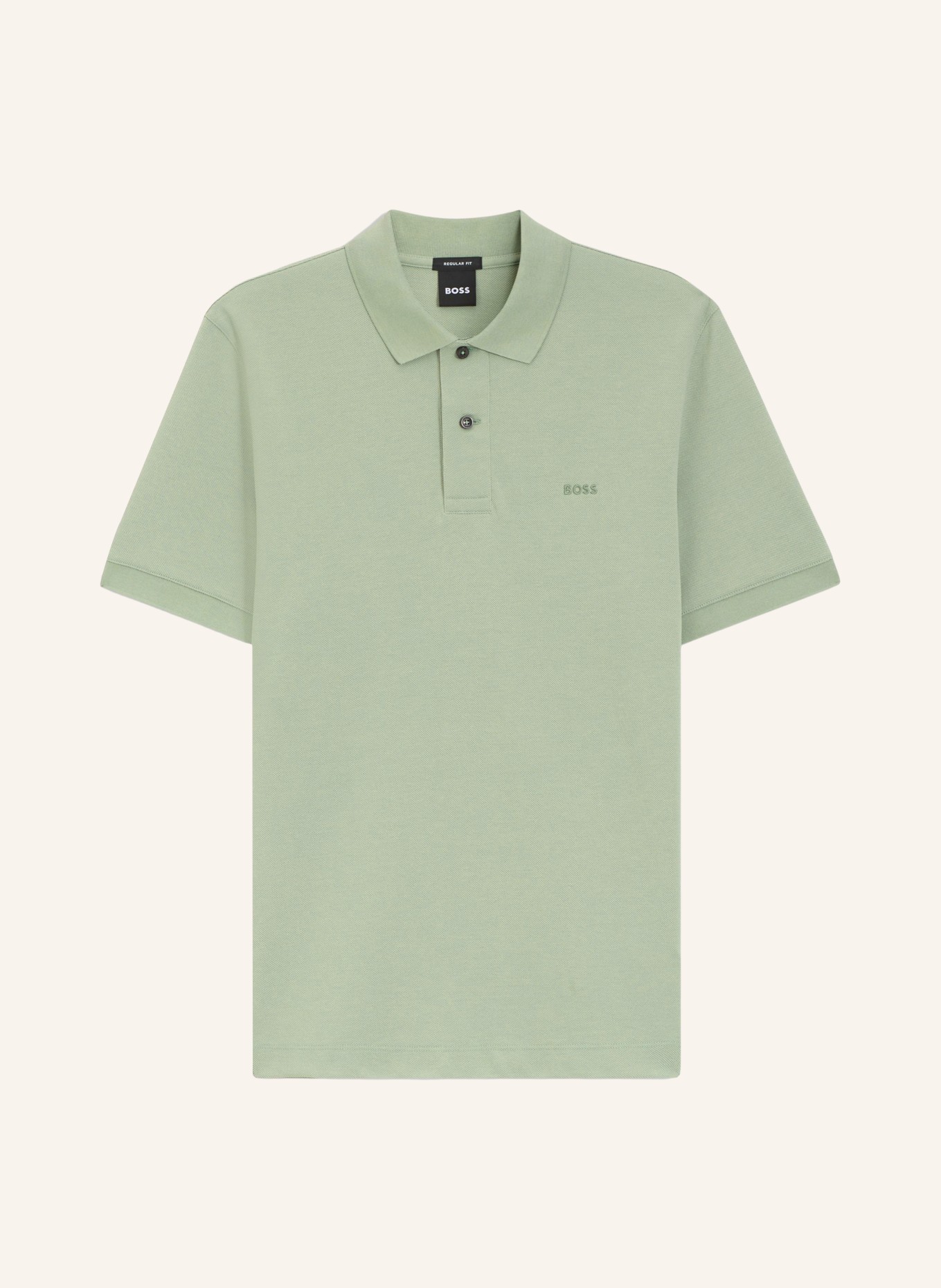 BOSS Piqué-Poloshirt PALLAS Regular Fit: HELLGRÜN