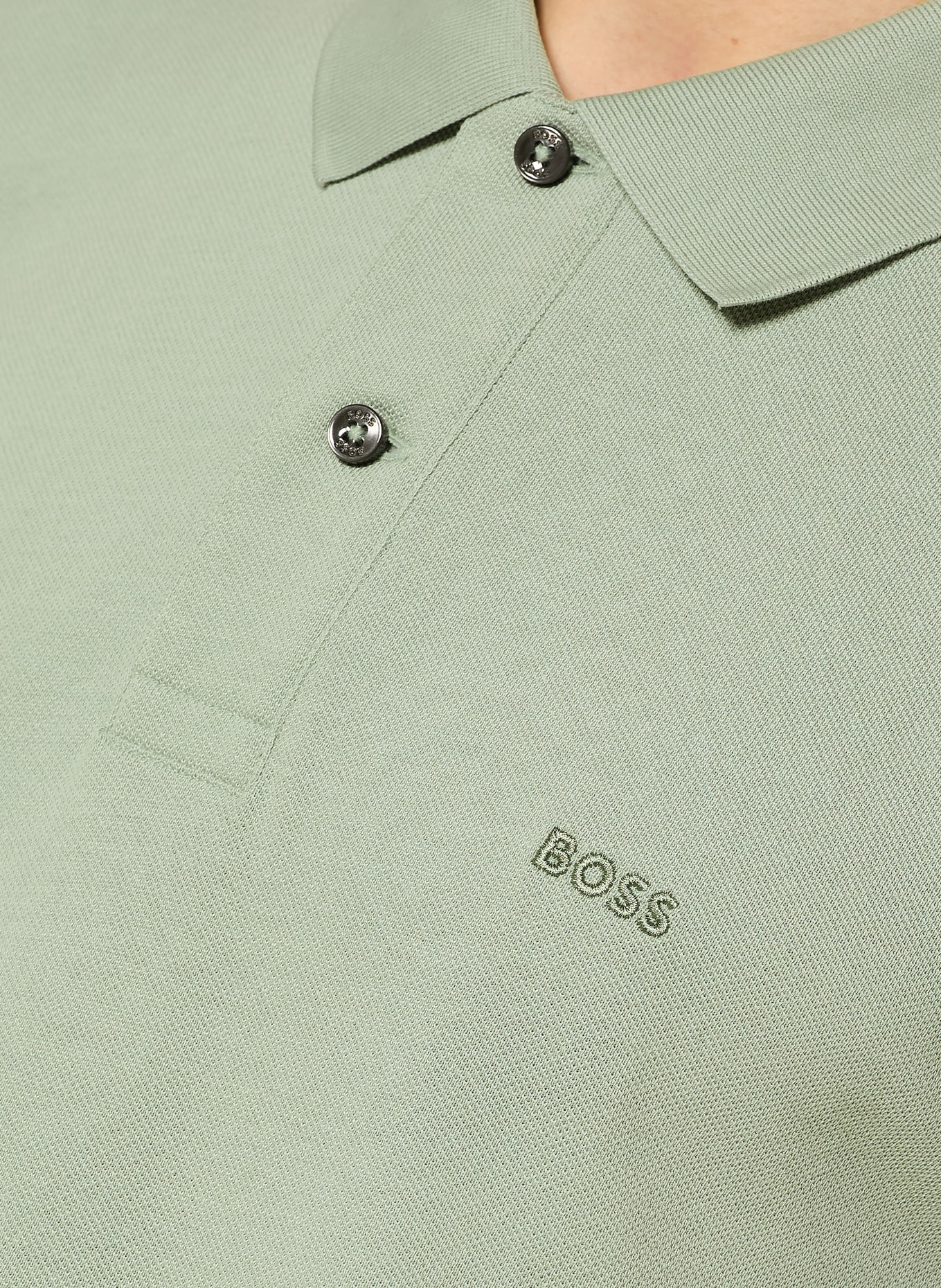 BOSS Piqué-Poloshirt PALLAS Regular Fit: HELLGRÜN
