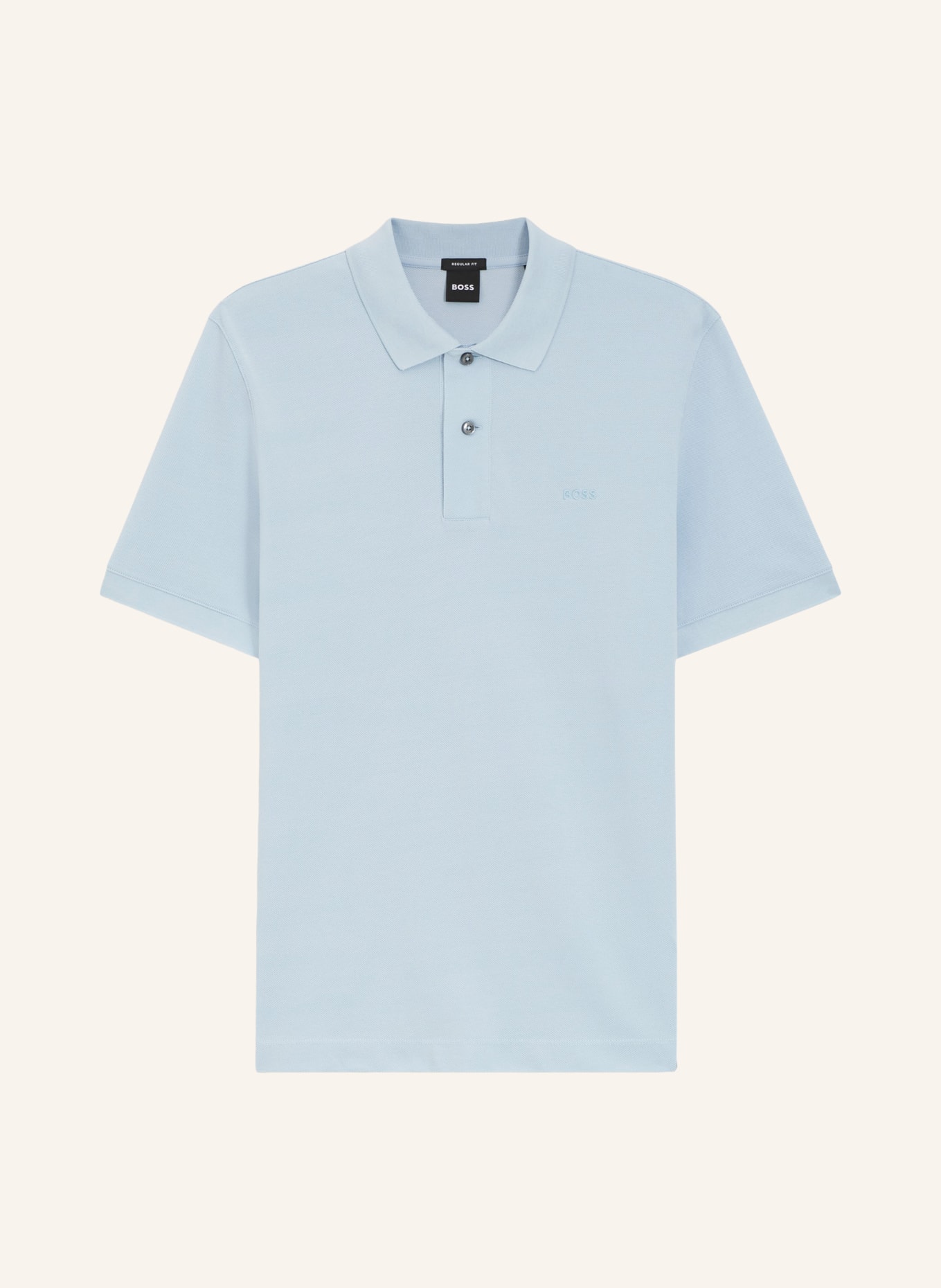 BOSS Piqué-Poloshirt PALLAS Regular Fit: HELLBLAU