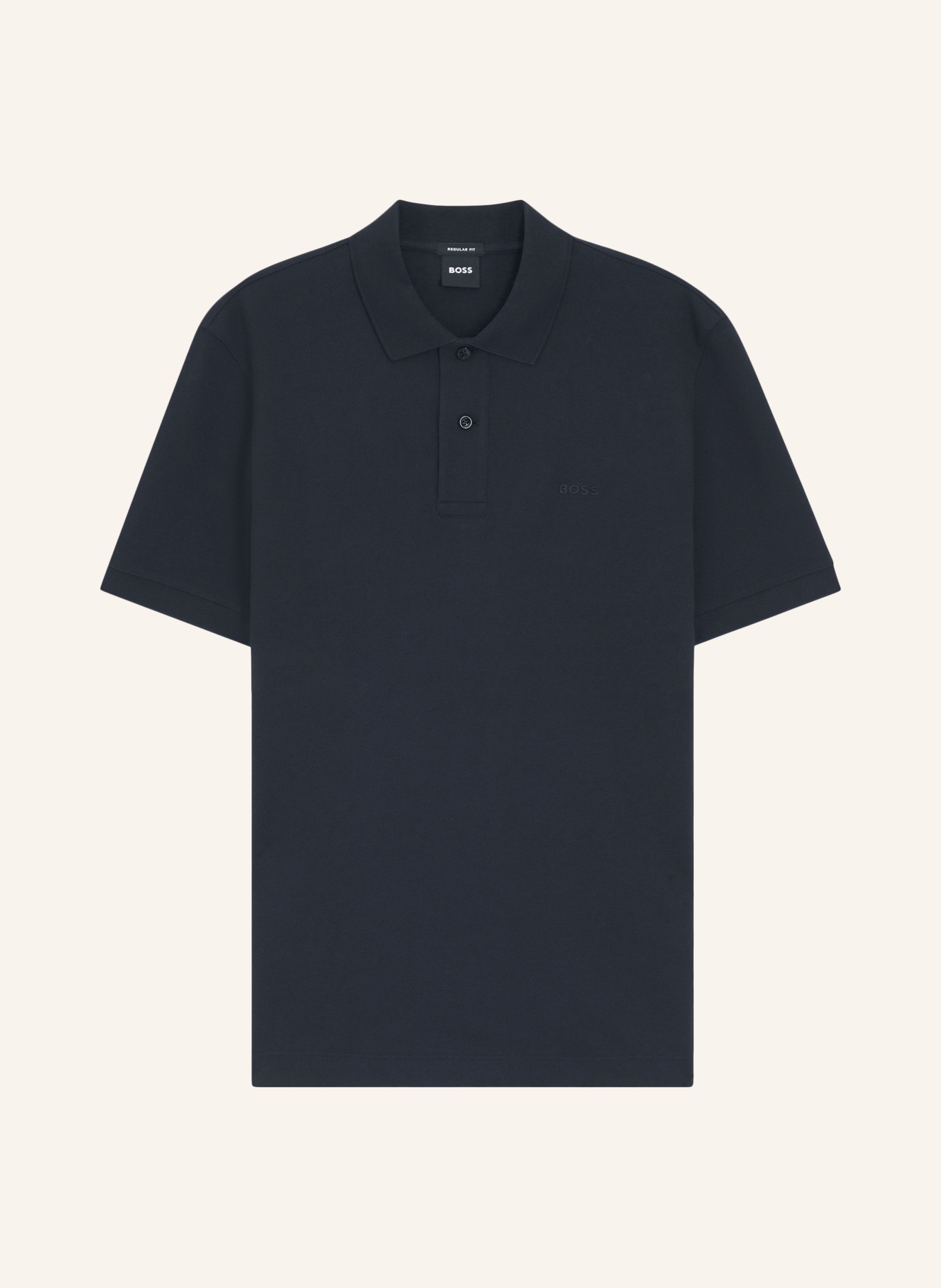 BOSS Piqué-Poloshirt PALLAS Regular Fit: SCHWARZ