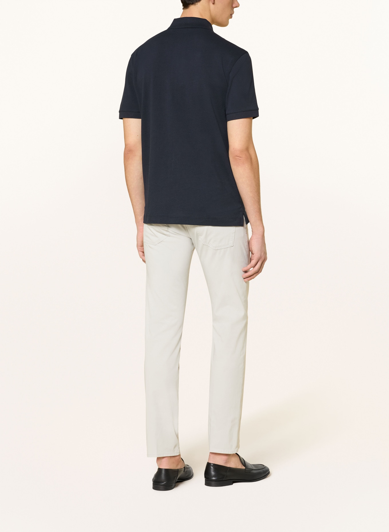 BOSS Piqué-Poloshirt PALLAS Regular Fit: SCHWARZ