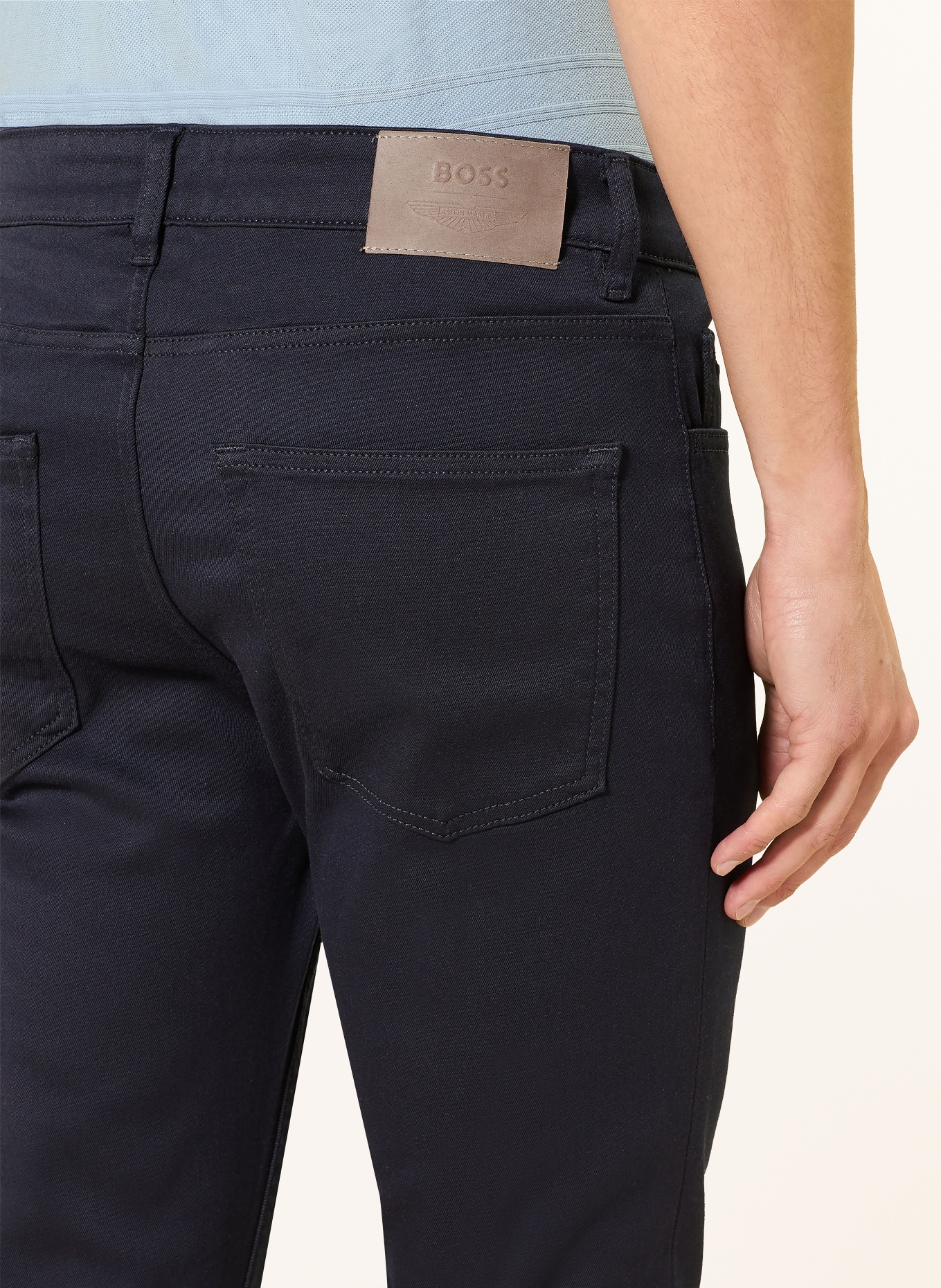 BOSS Dżinsy DELAWARE Slim Fit: 404 DARK BLUE