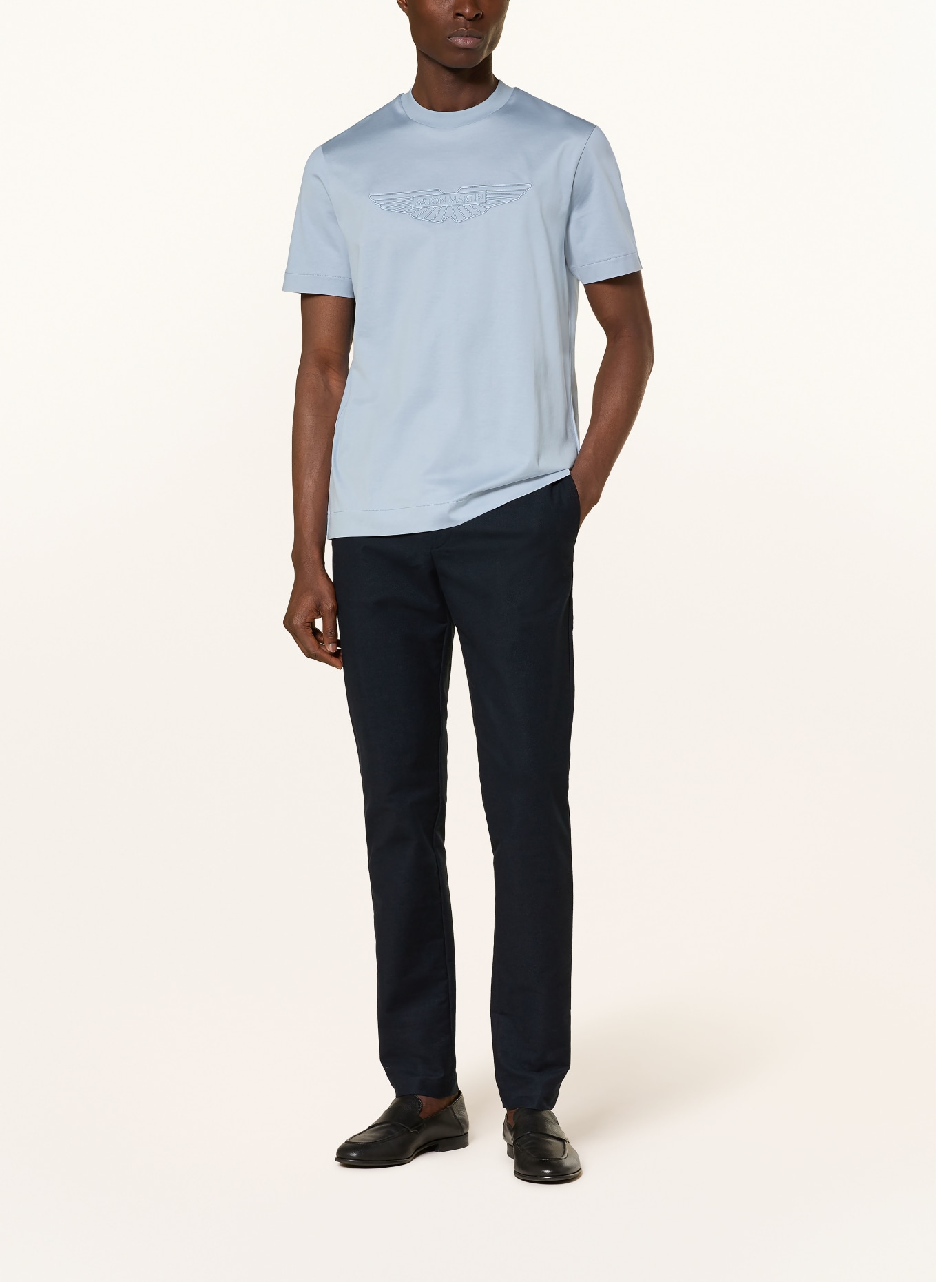 BOSS T-Shirt THOMPSON: HELLBLAU