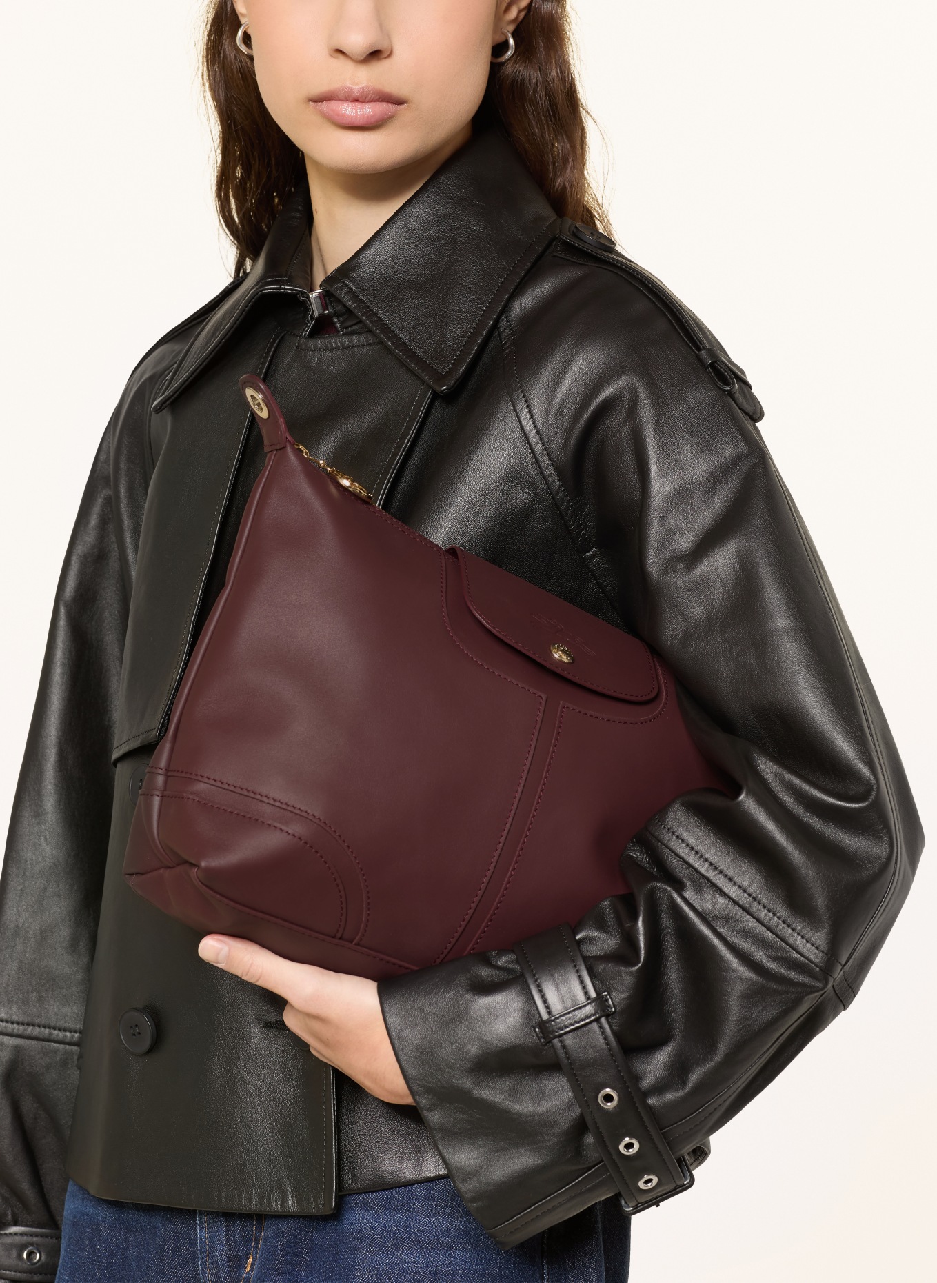 LONGCHAMP Schultertasche LE PLIAGE XTRA: DUNKELROT